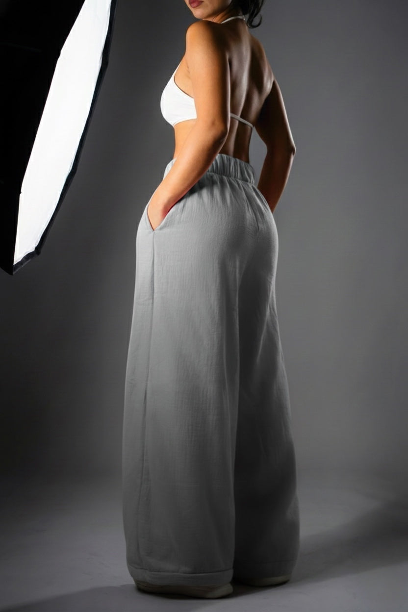 Oversized Blanket Joggers (Gray)