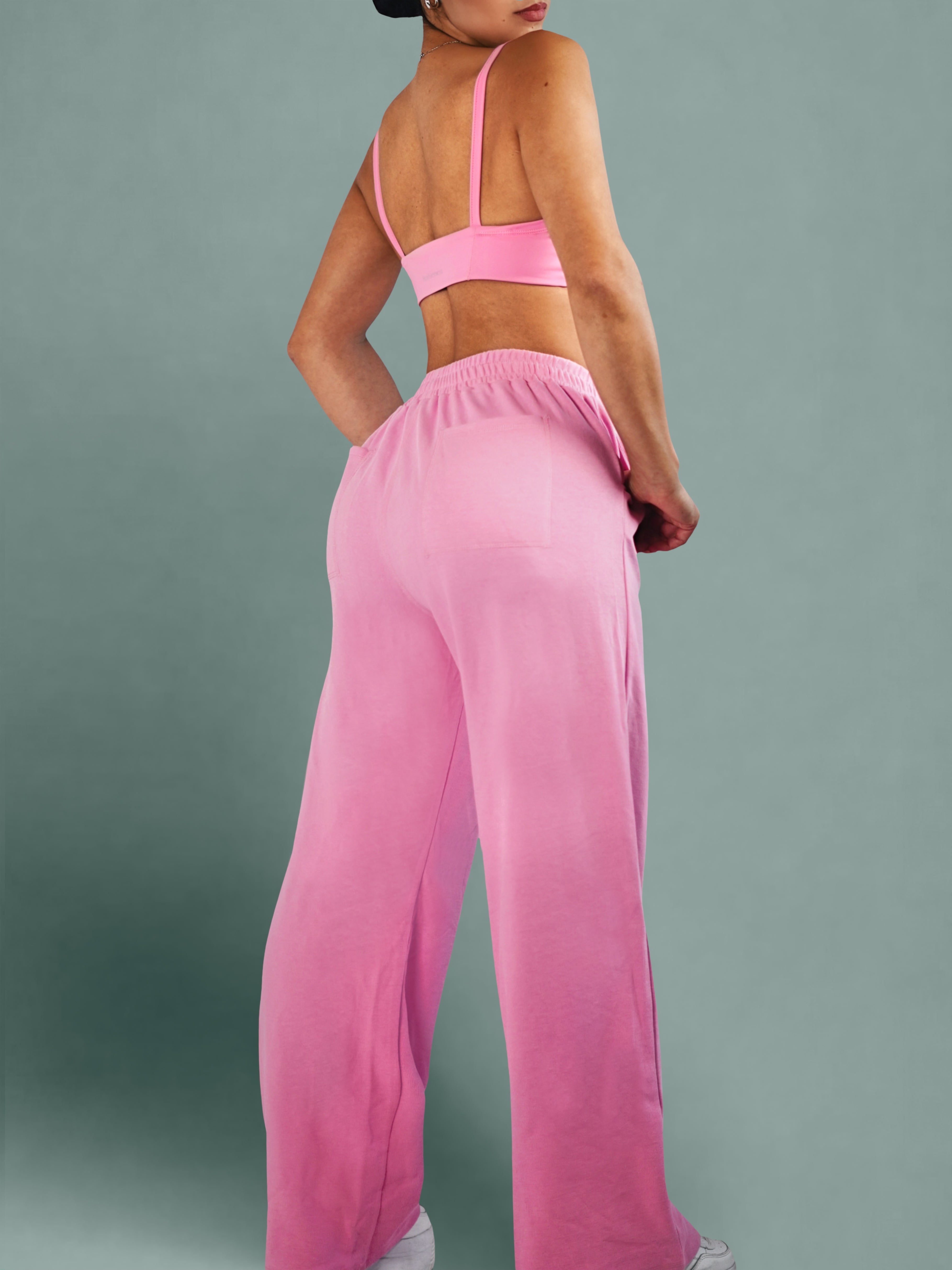 Cutesy Lightweight Joggers (Breeze Pink)