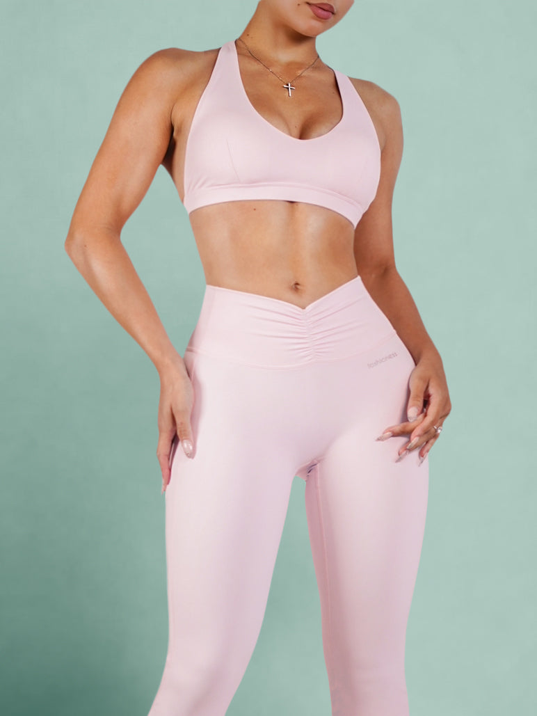 Pilates Core Sports Bra (Ballet Pink)
