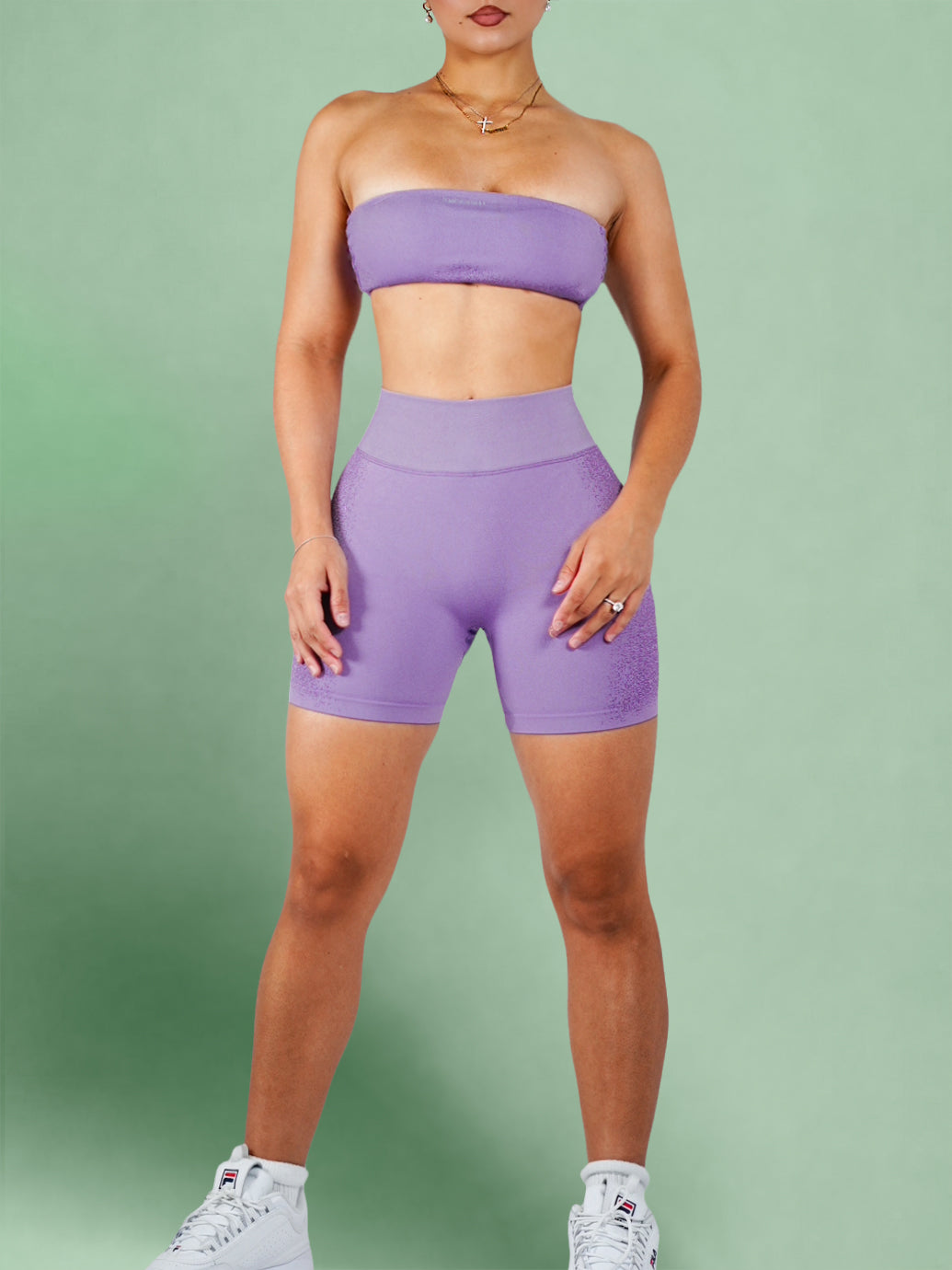 Coastal Seamless Shorts (Purple Orchid)