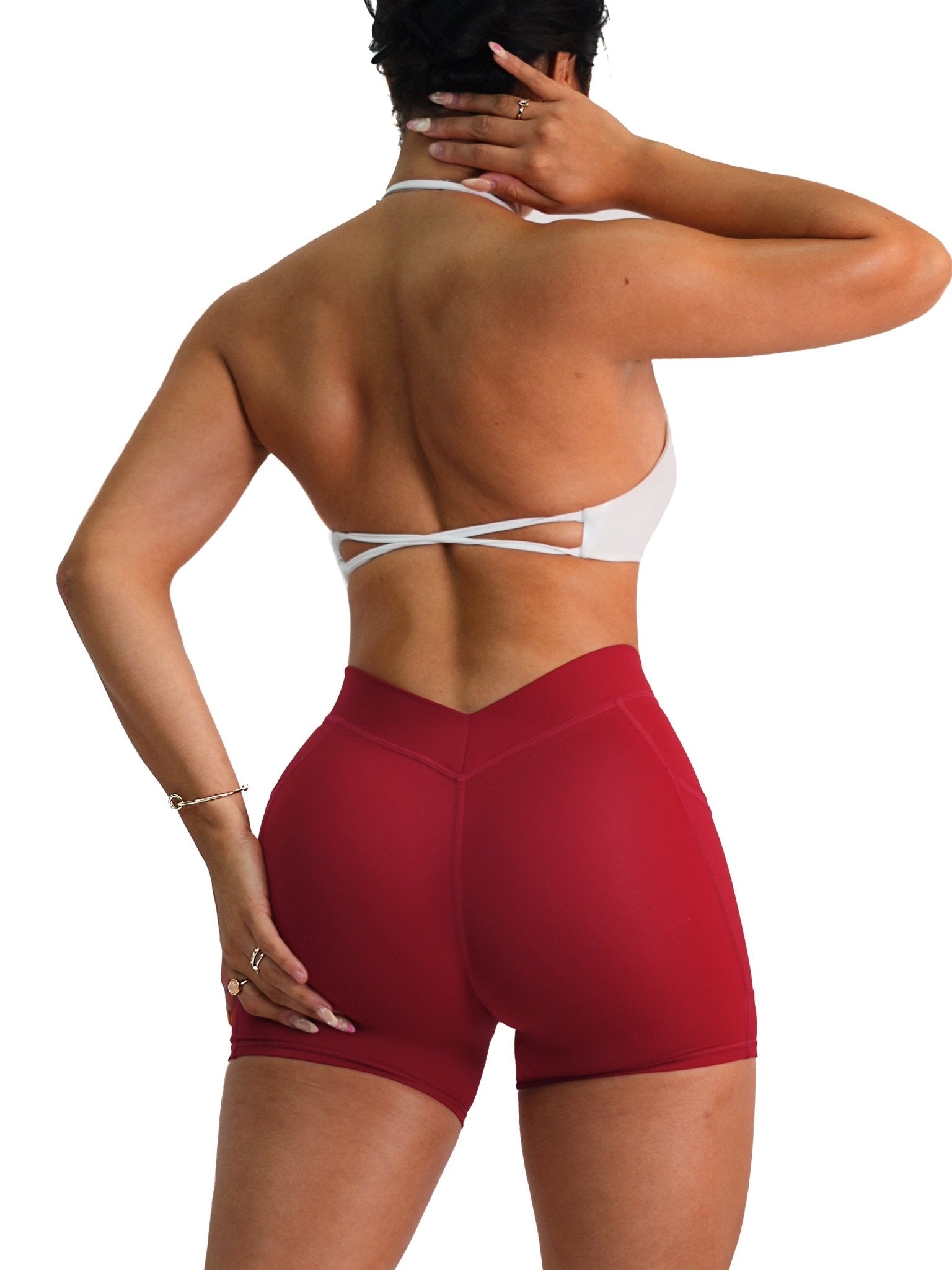 Adjustable Miami Sports Bra (White) - Fitness Fashioness