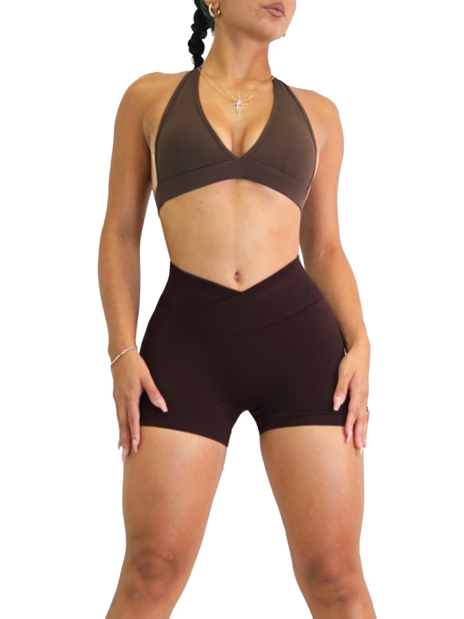 Aventura Sports Bra (Cocoa Brown) - Fitness Fashioness