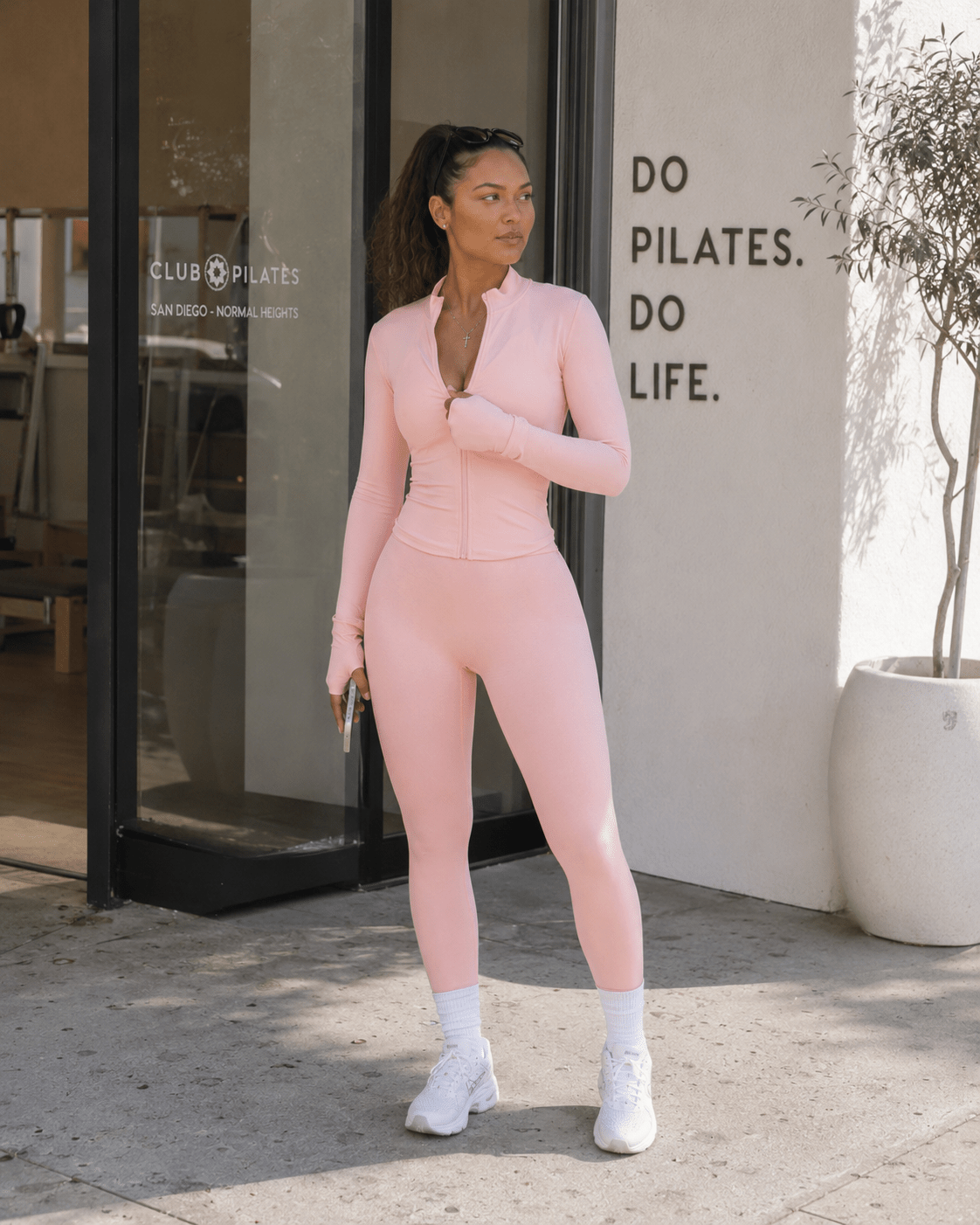 Ballerina Seamless Leggings (Rosé) - Fitness Fashioness