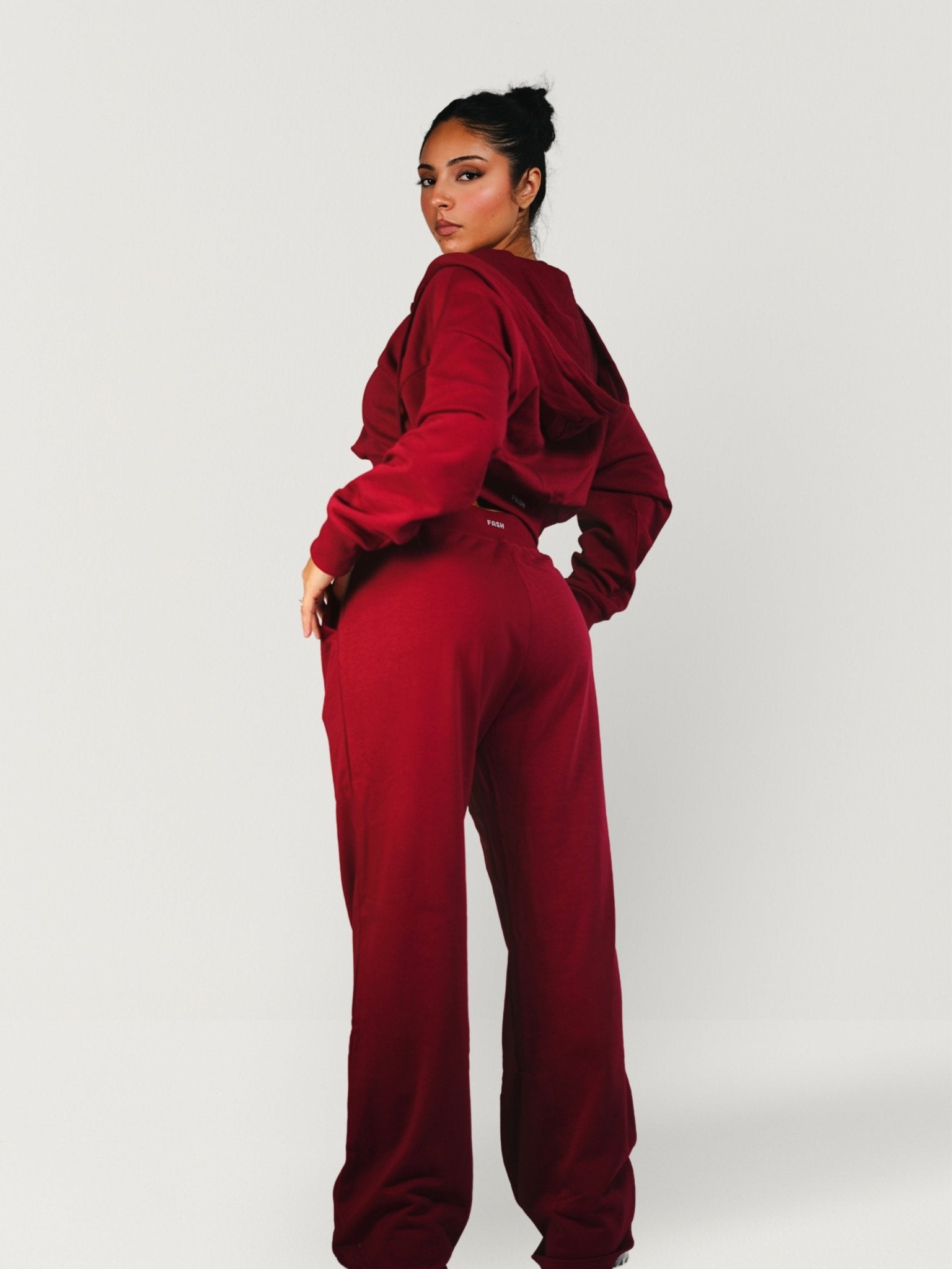 Cozy Joggers (Autumn Cherry) - Fitness Fashioness