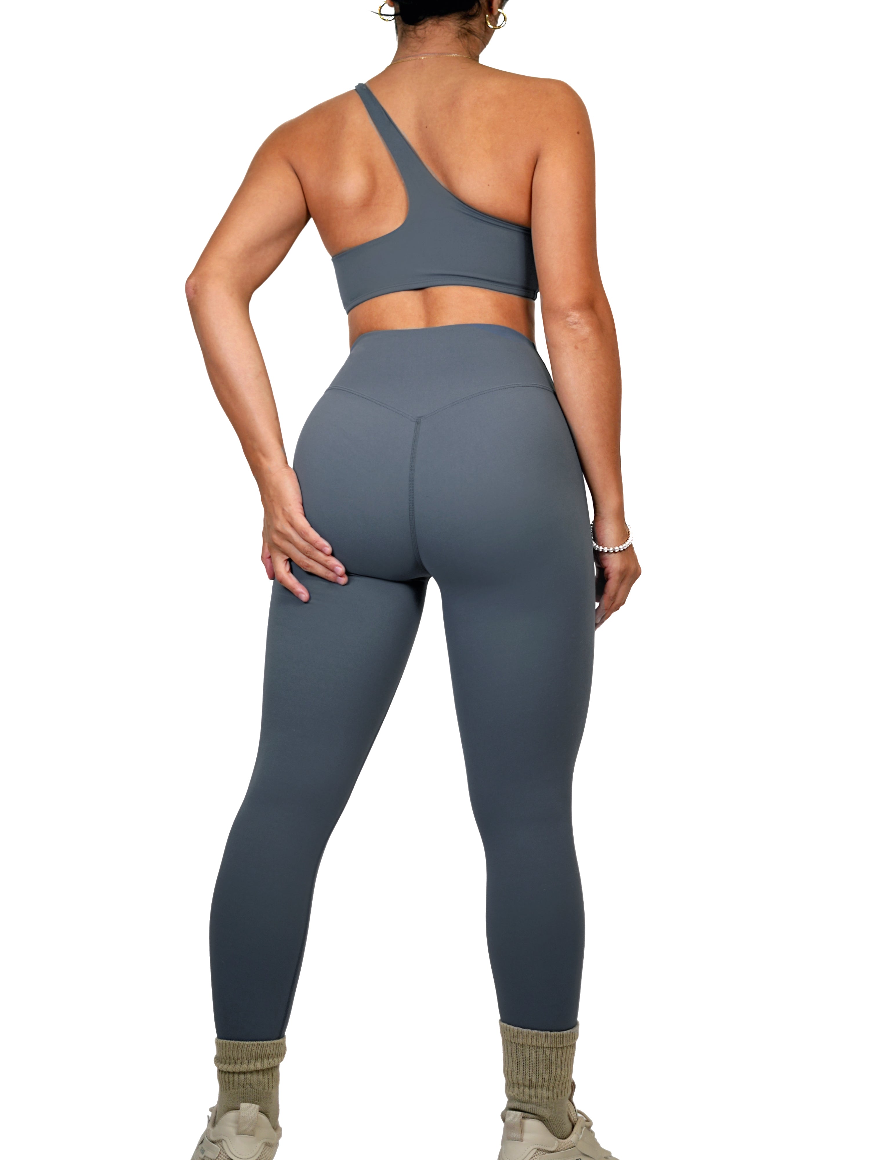 Athletic V Leggings (Charcoal)