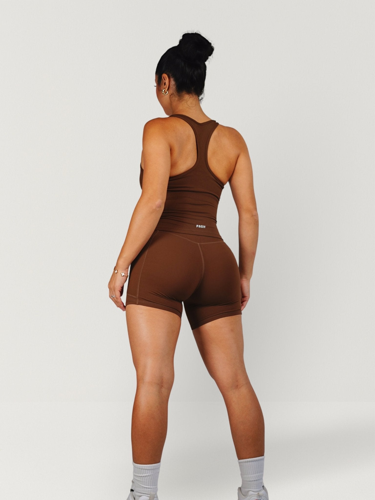 Essential Pocket Shorts (Autumn Brown) - Fitness Fashioness