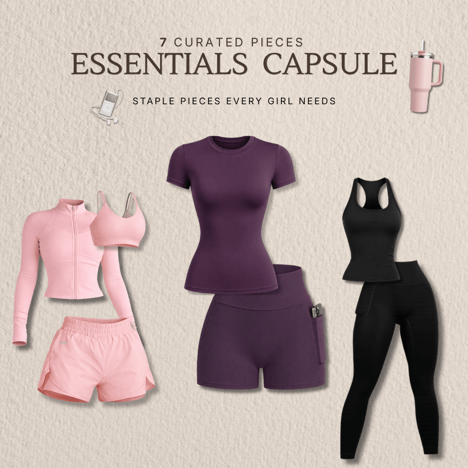 Essentials Capsule (8 Colors Available) - Fitness Fashioness