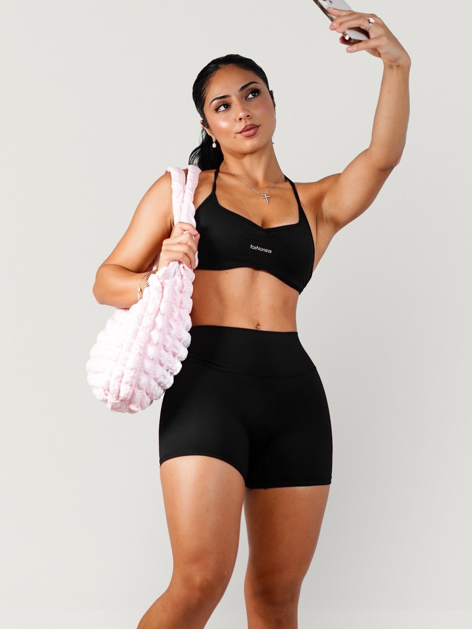Naked Active Sports Bra (Black) - Fitness Fashioness