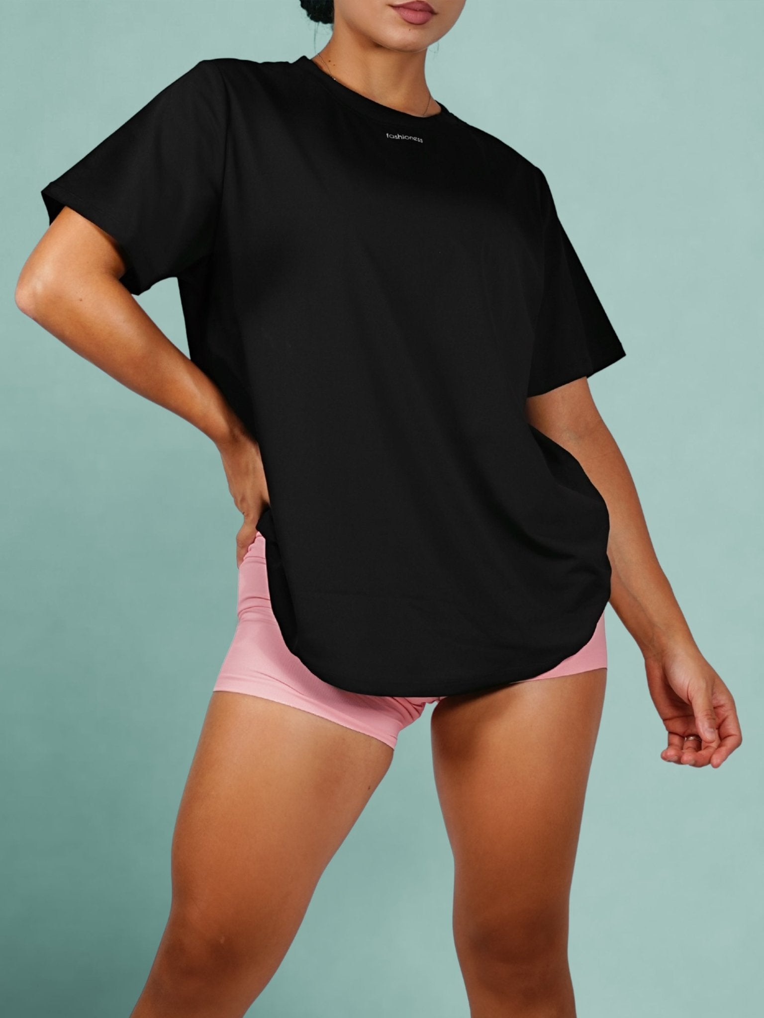 Off - Duty Warm Up Tee (Black) - Fitness Fashioness