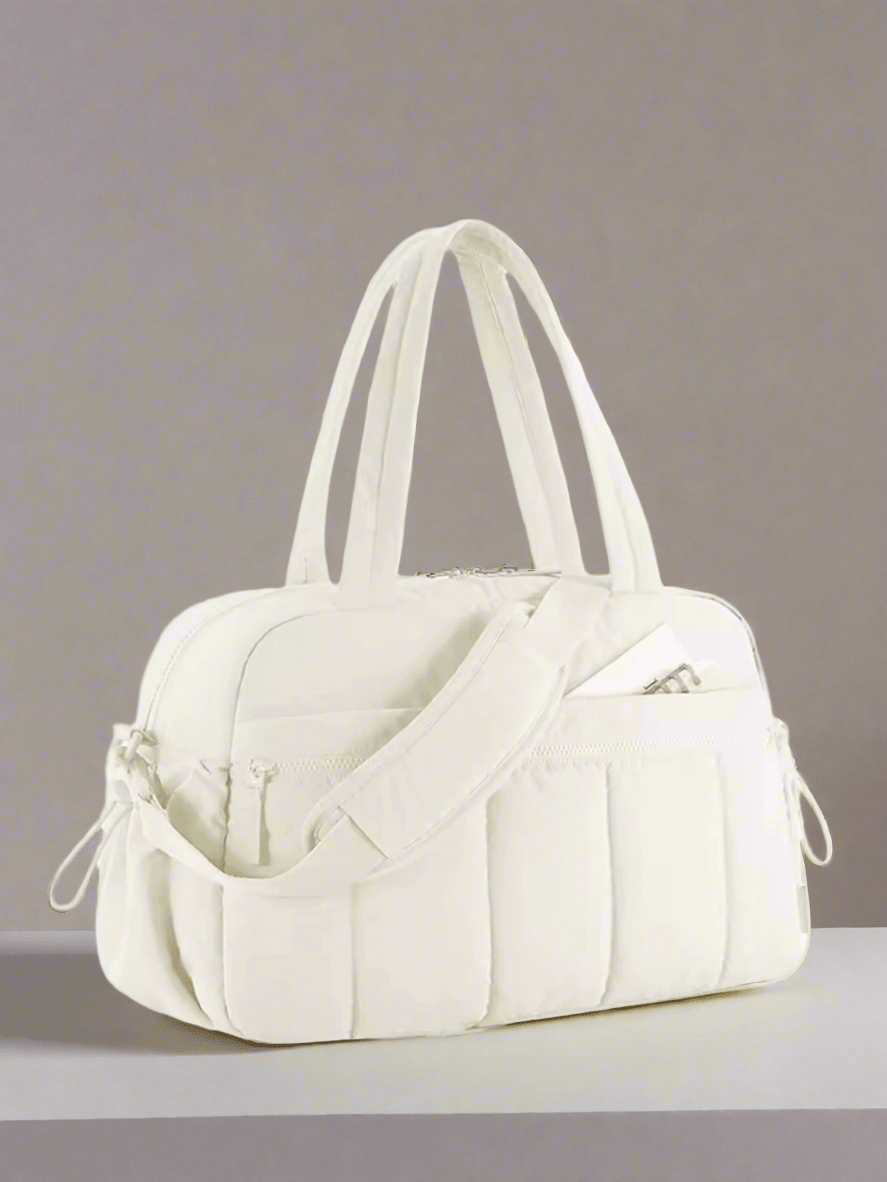 Pilates Sports Bag (Off - White) - Fitness Fashioness