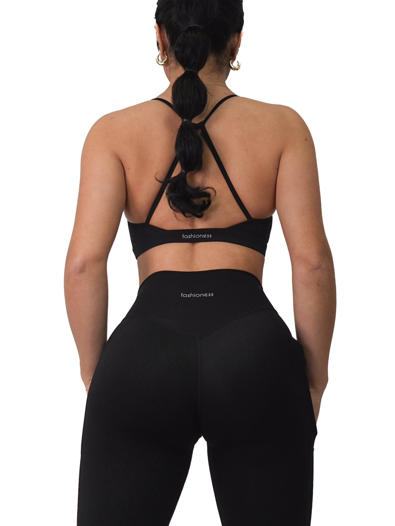 Premier Bombshell Sports Bra (Black) - Fitness Fashioness