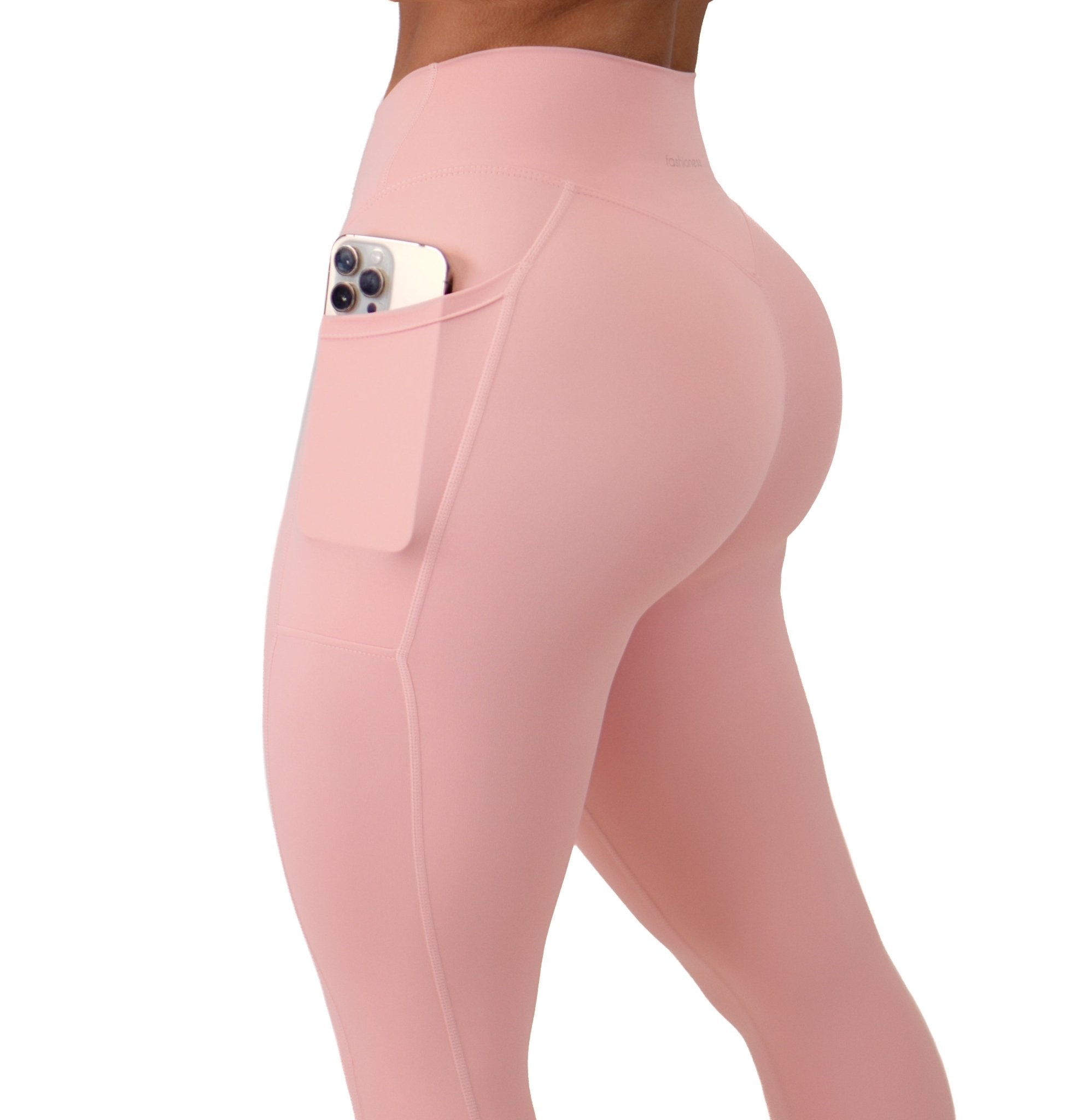 Premier Buttersoft Pocket Leggings (Blush Pink) - Fitness Fashioness