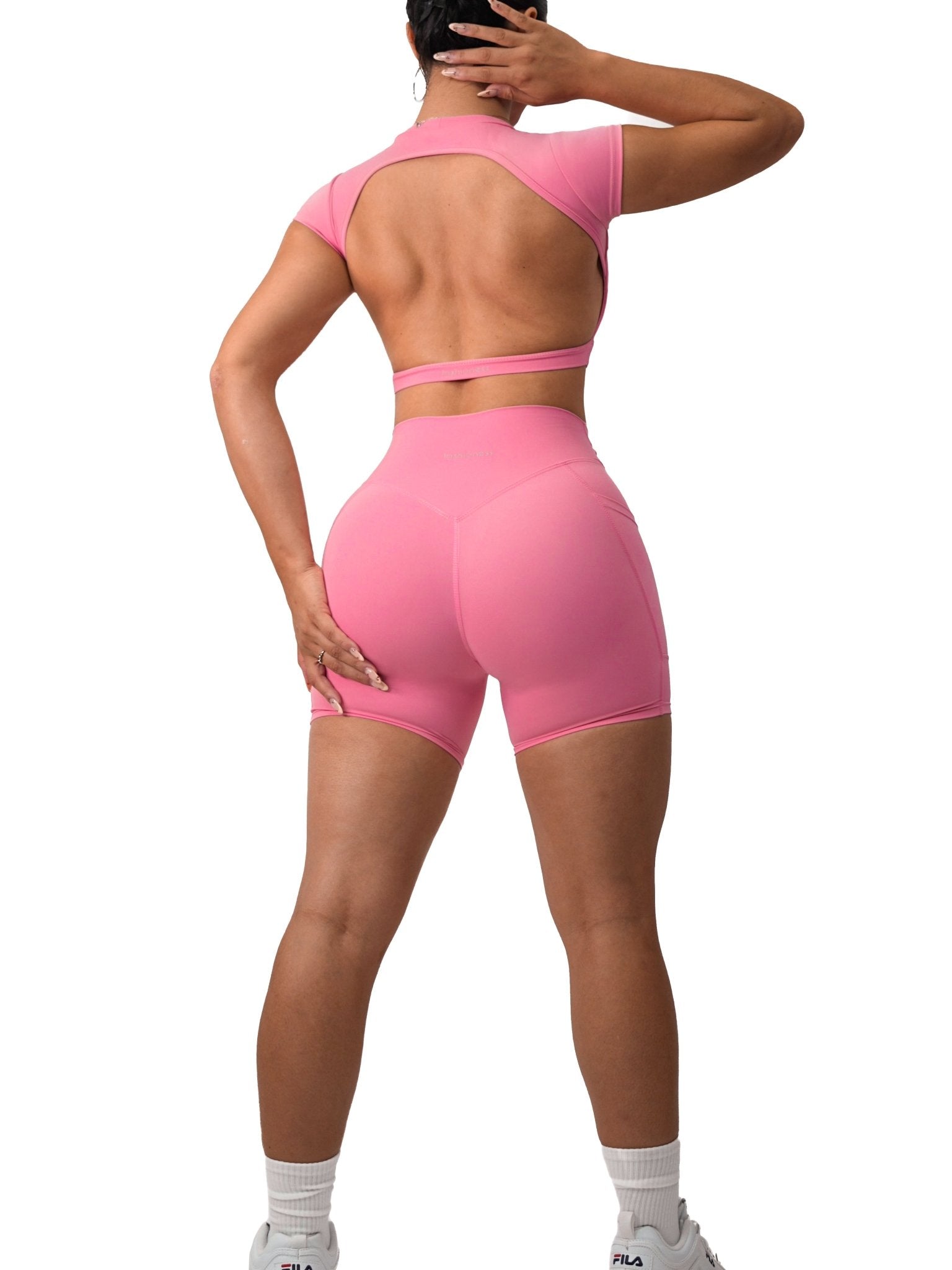 Premier Buttersoft Pocket Shorts (Pink Dream) - Fitness Fashioness