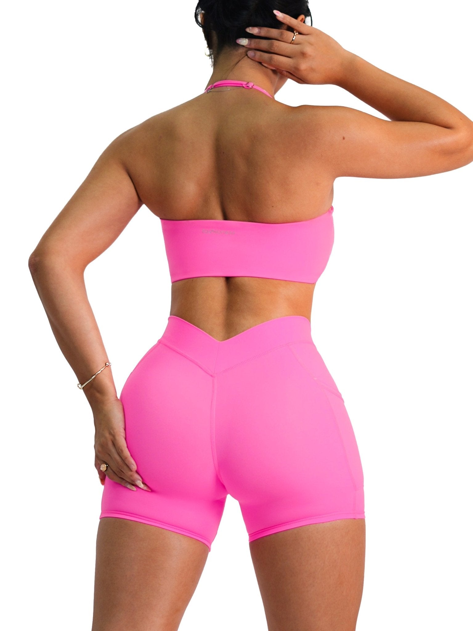 Premier Tube Top Sports Bra (Exotic Pink) - Fitness Fashioness