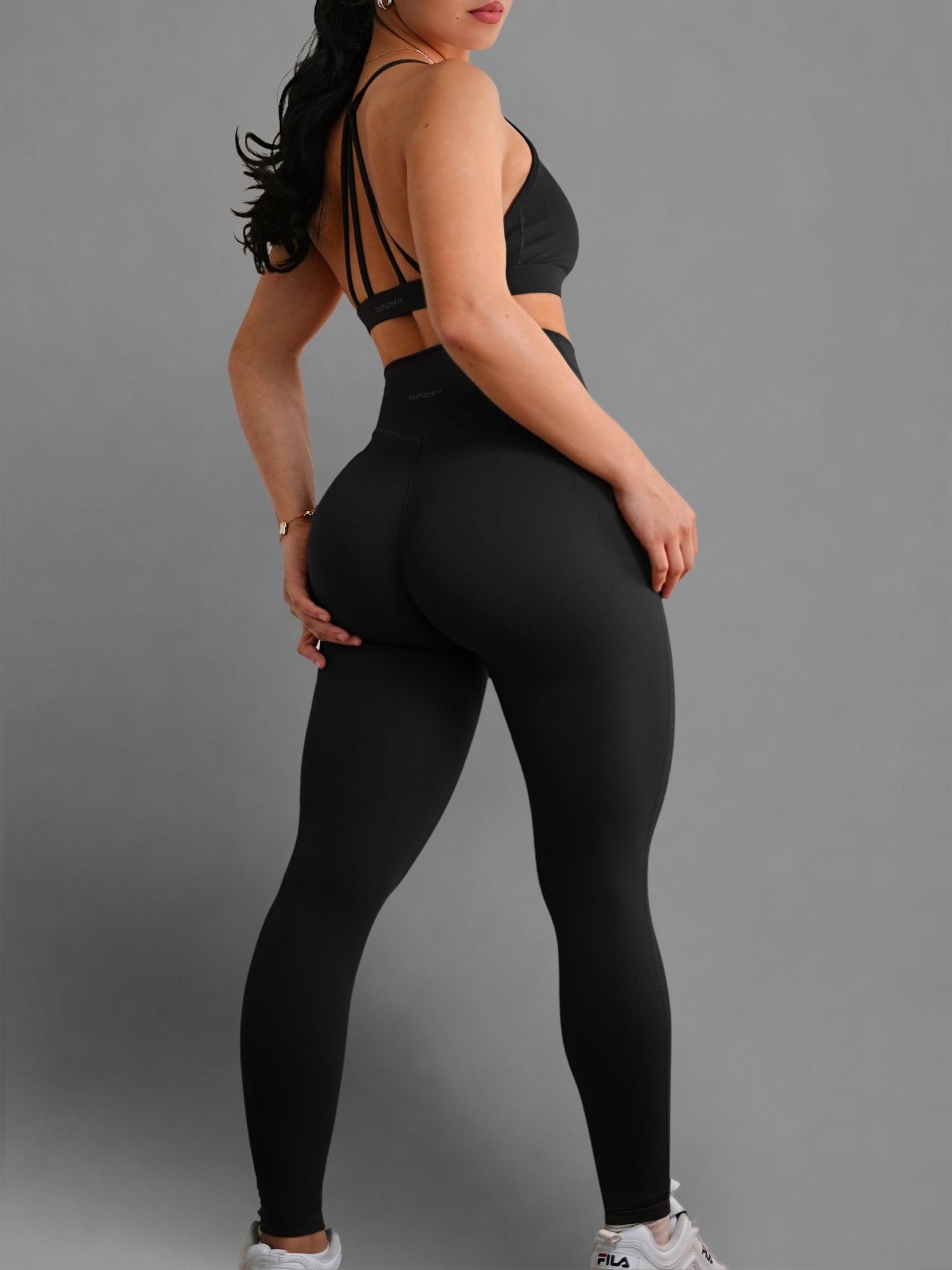 Reformer High Waisted Leggings (Black) - Fitness Fashioness