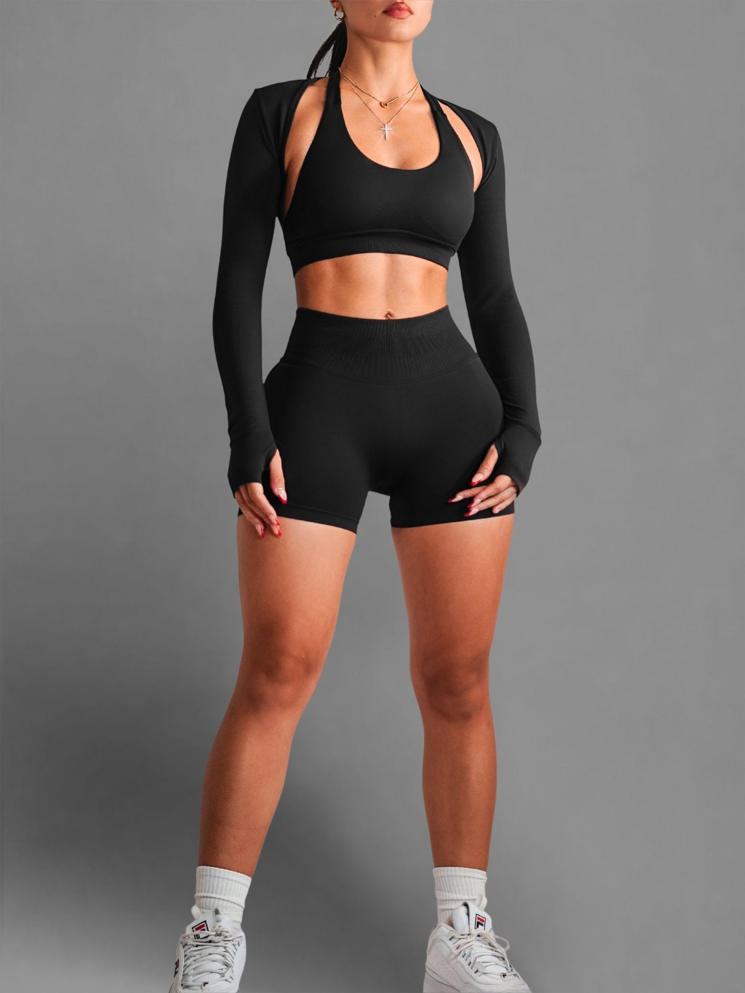 Sculpt Society Shorts (Black) - Fitness Fashioness