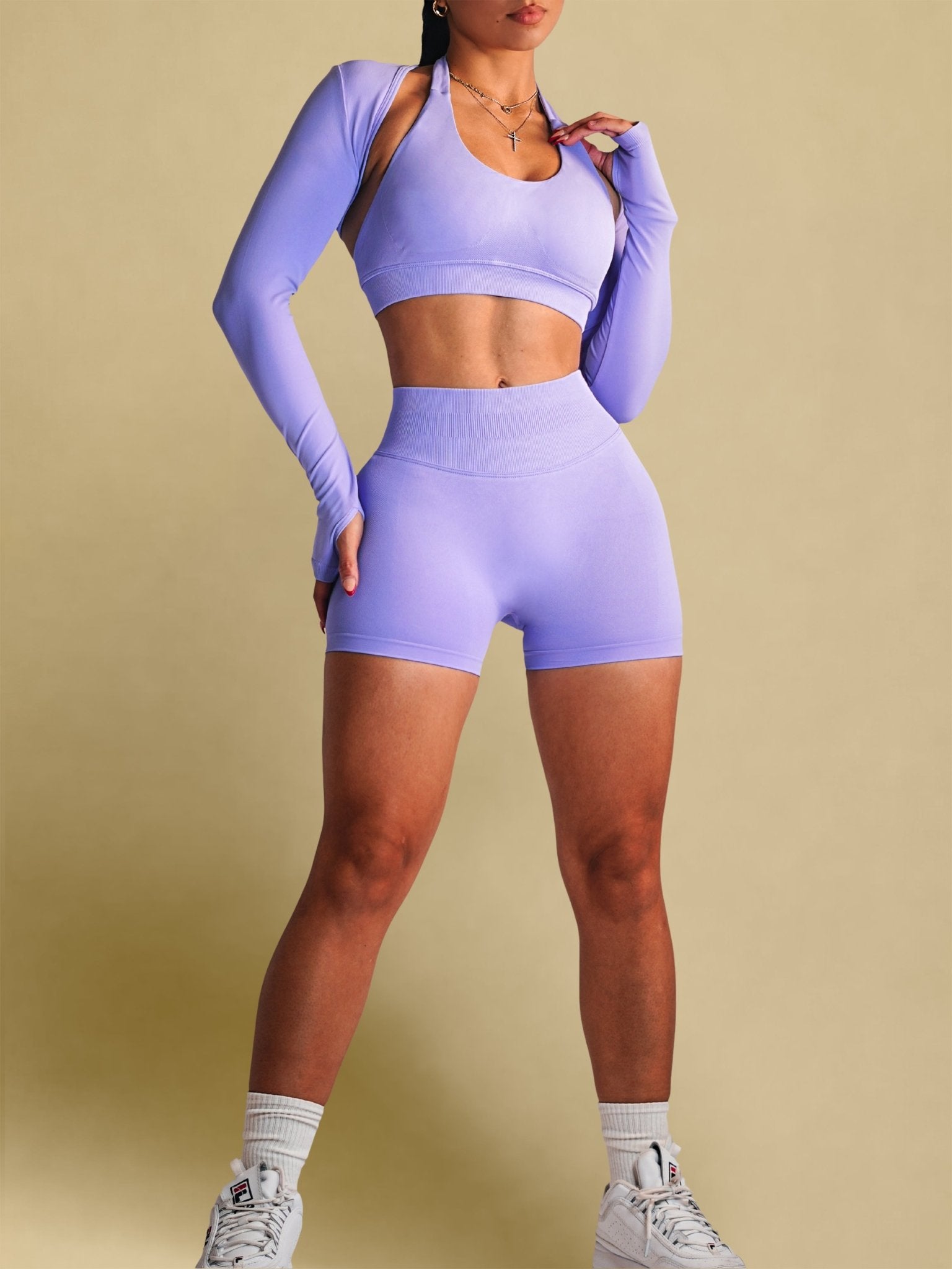 Sculpt Society Shorts (Lilac Pop) - Fitness Fashioness