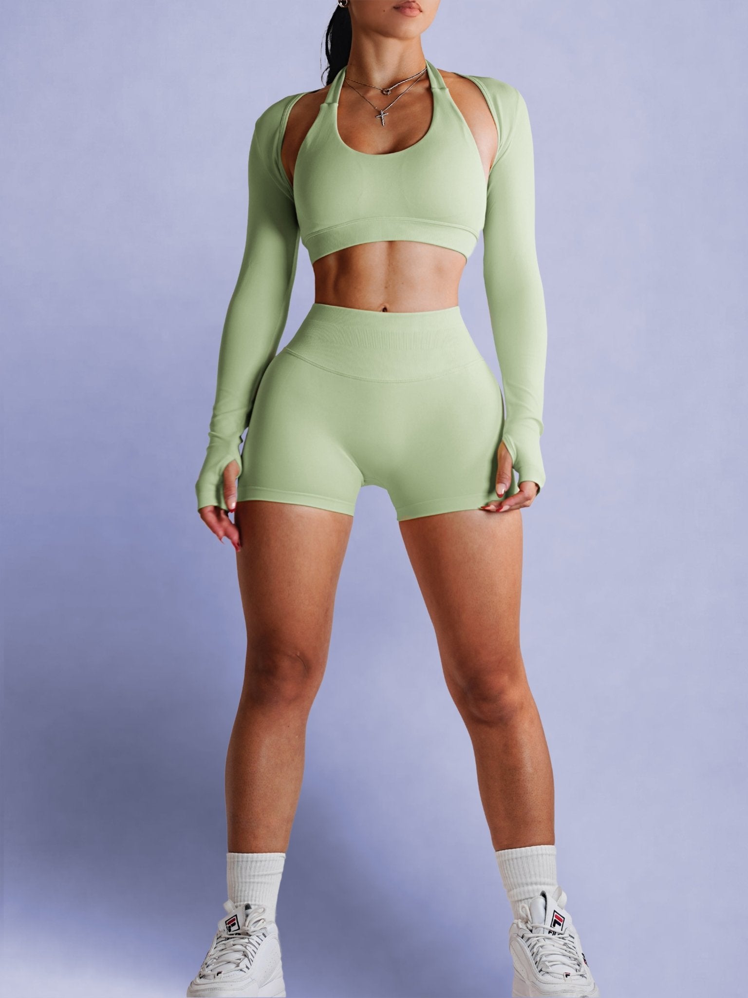 Sculpt Society Shorts (Mint Pop) - Fitness Fashioness