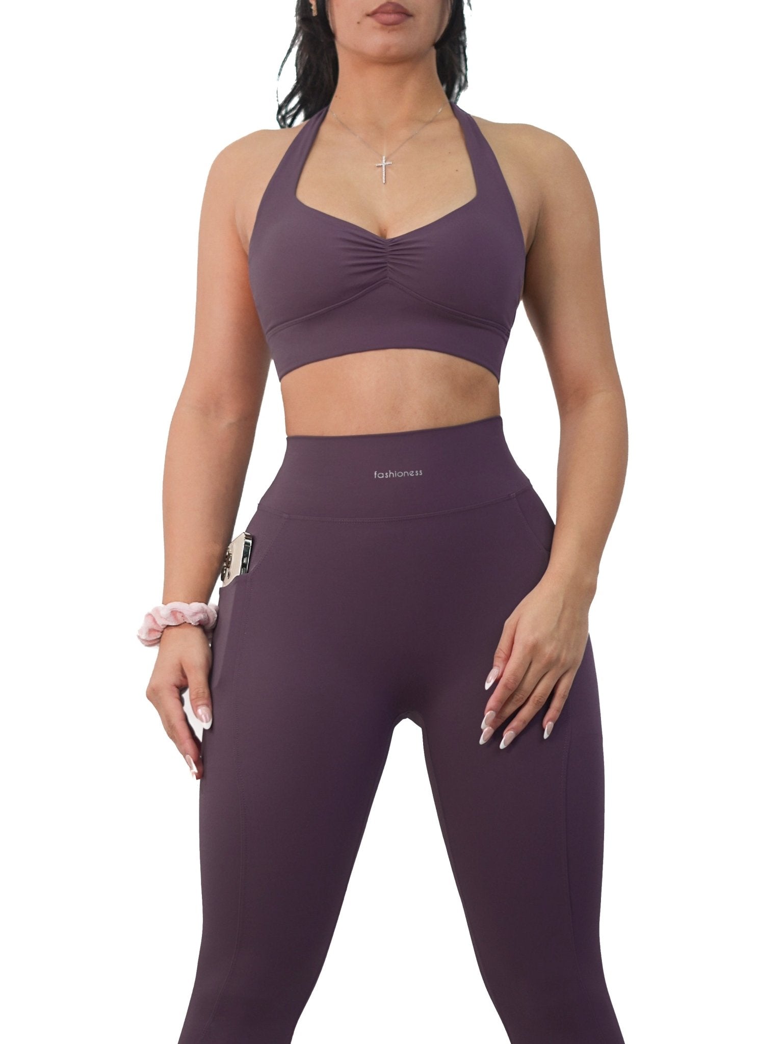 Starstruck Halter Sports Bra (Twilight Dusk) - Fitness Fashioness