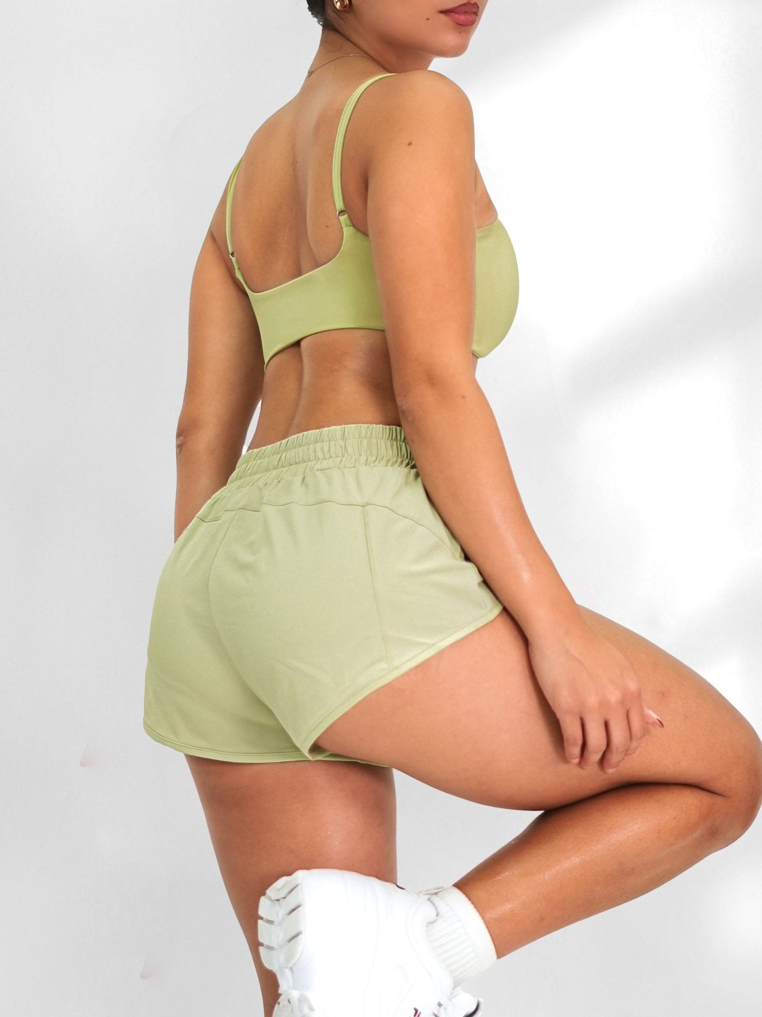 Velocity Sports Bra (Sage) - Fitness Fashioness