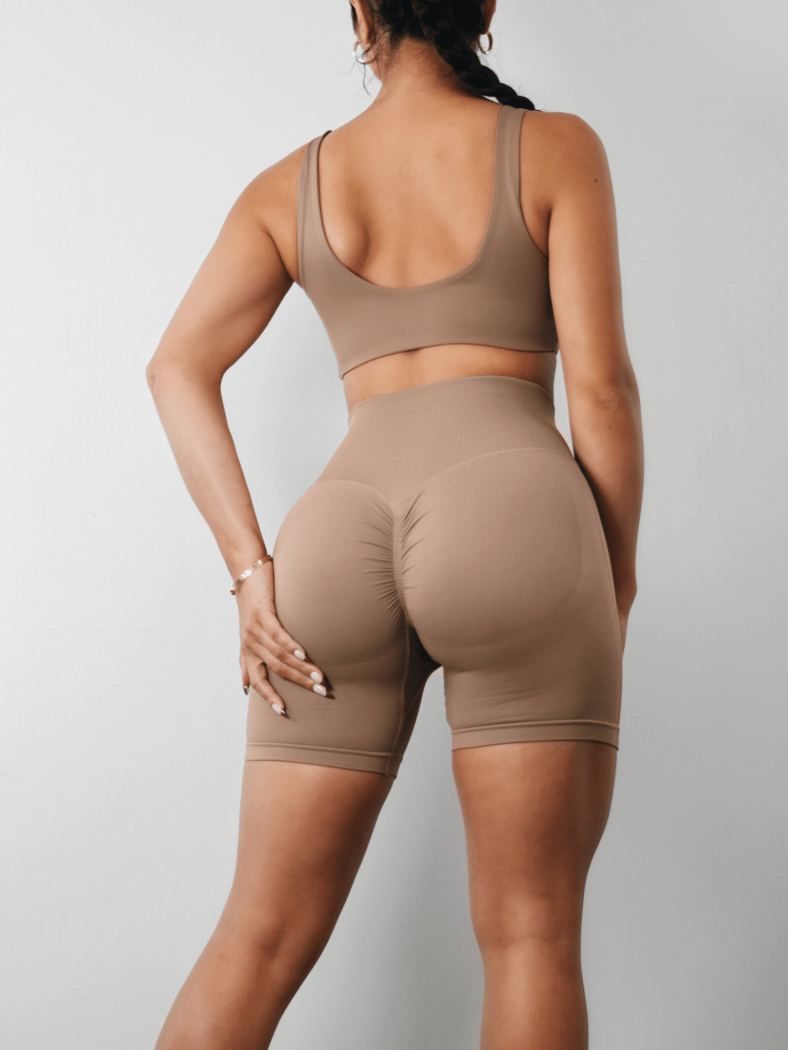 Boho Sports Bra (Mocha) - Fitness Fashioness