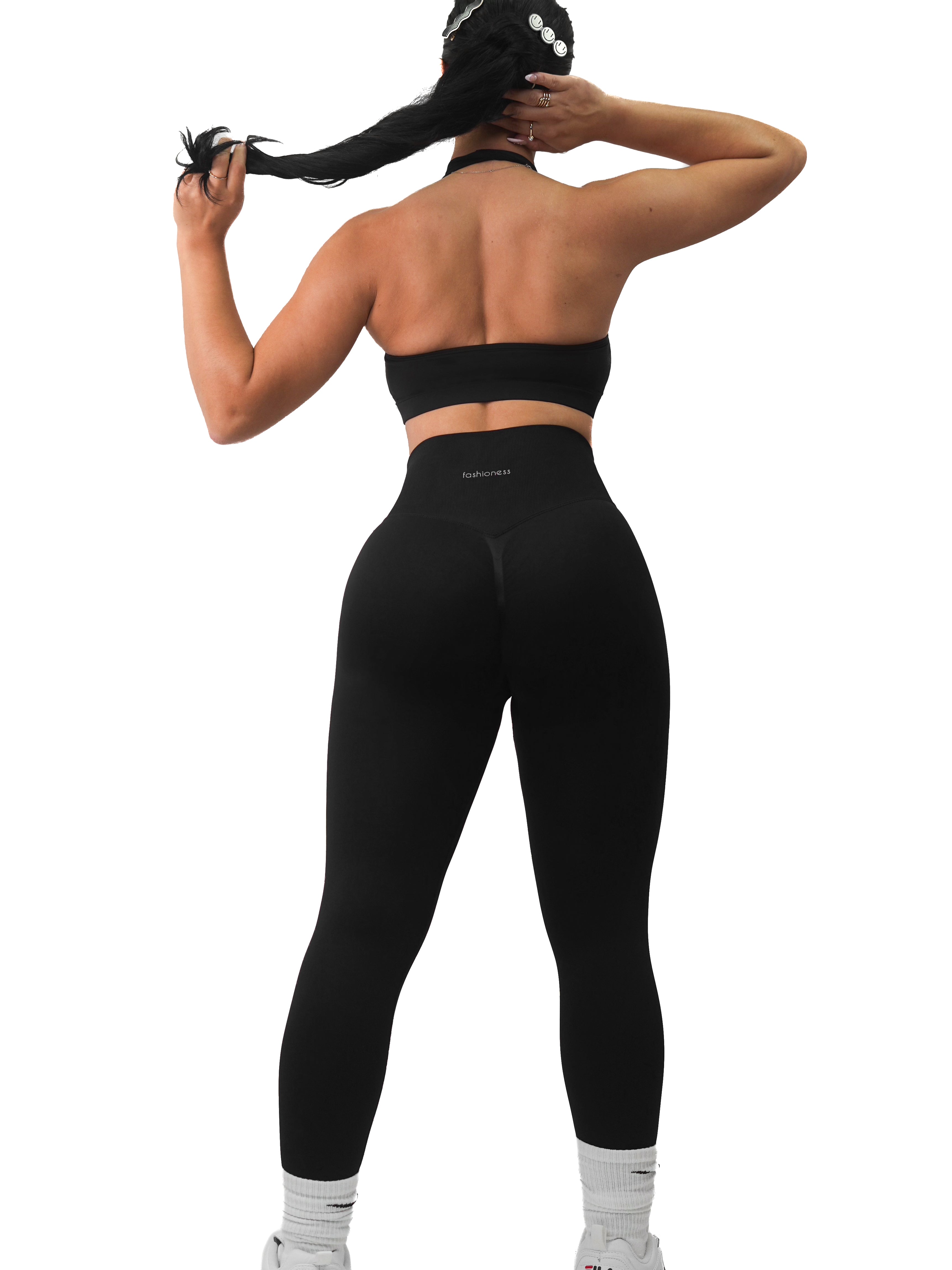 Athletic Seamless Leggings (Black)