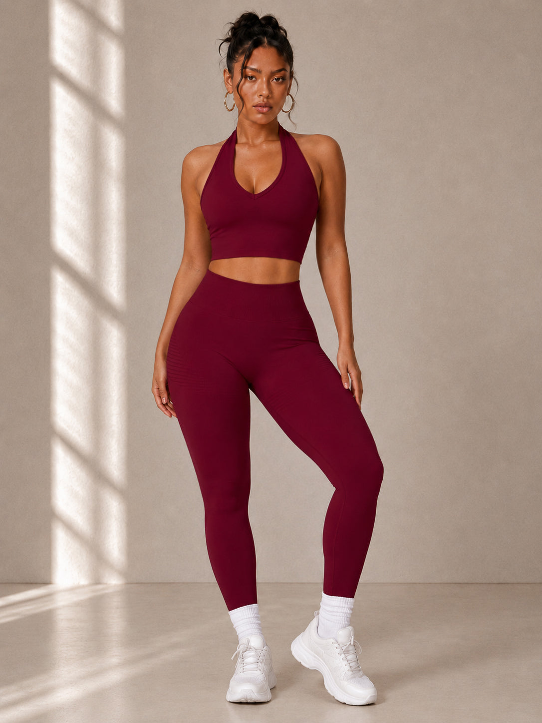 Refine Seamless Leggings (Cherry Red)