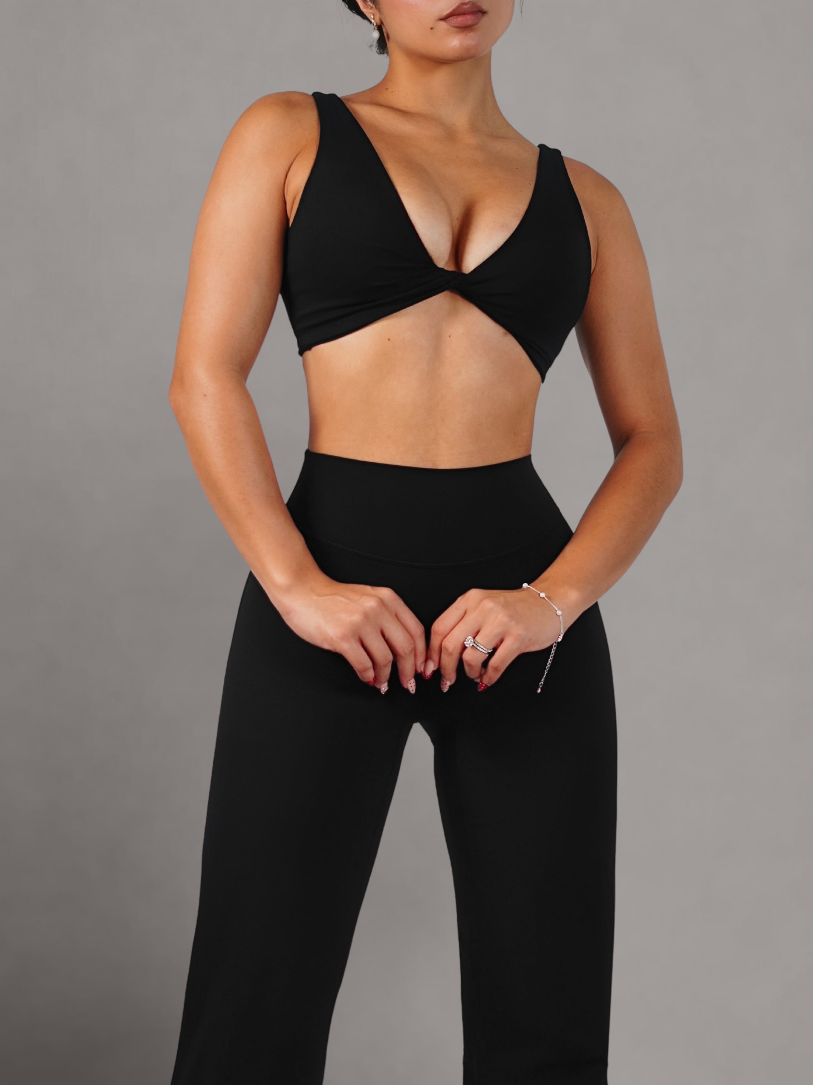 Dollhouse Twistable Sports Bra (Black)