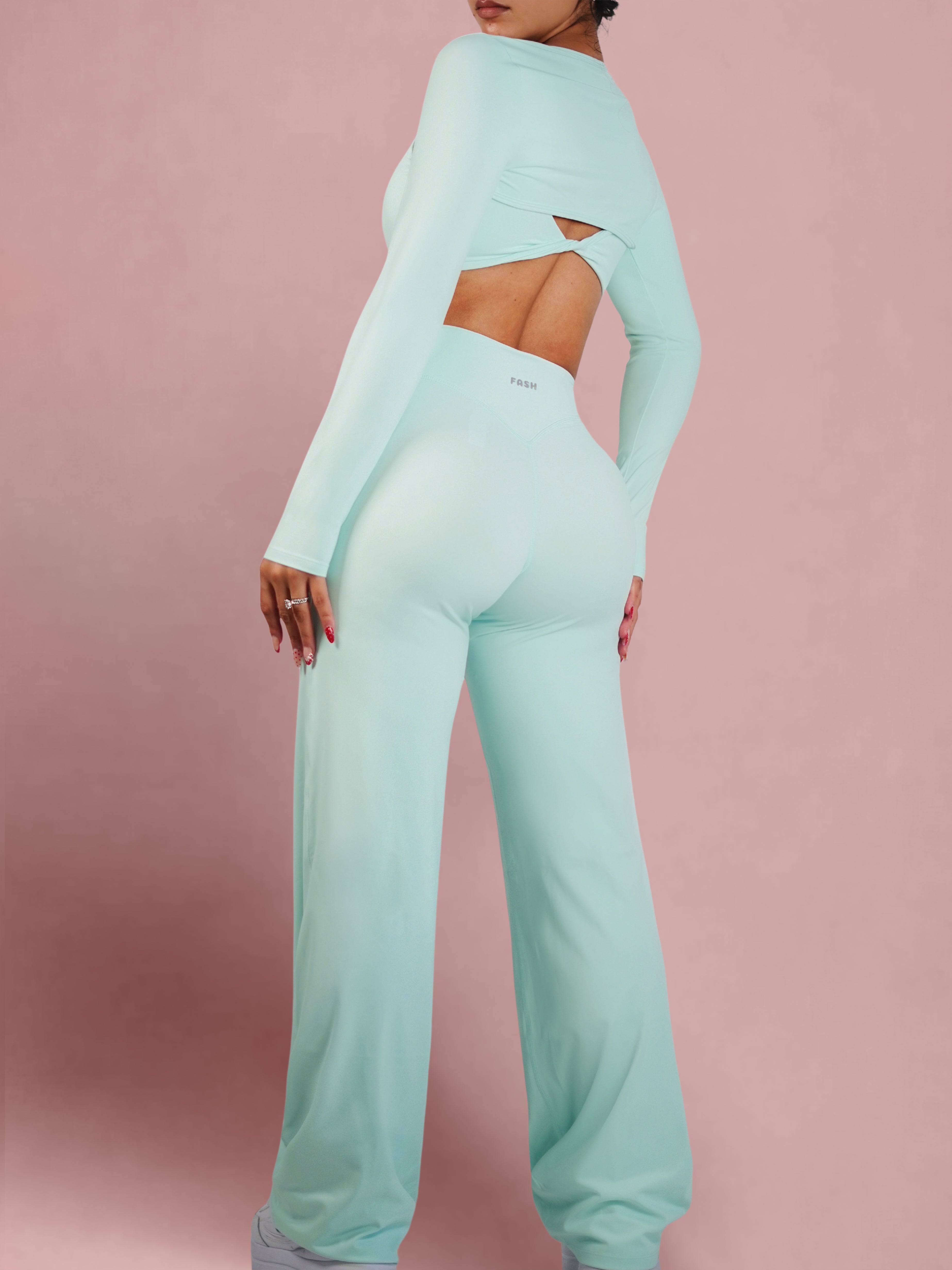 Dollhouse Straight Leg Leggings (Maldives Blue)
