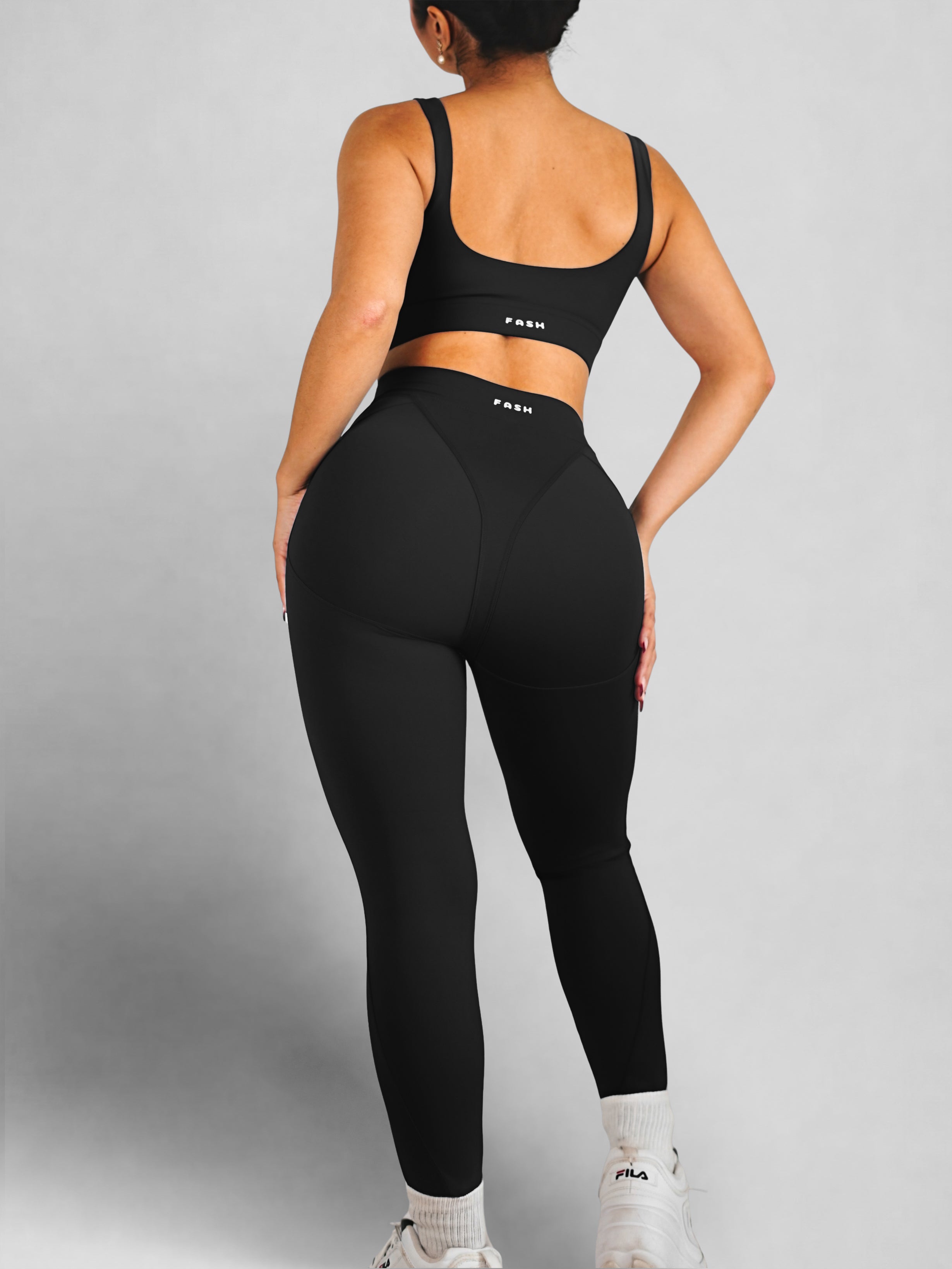 Seam Sculpt Leggings 2.0 (Black)