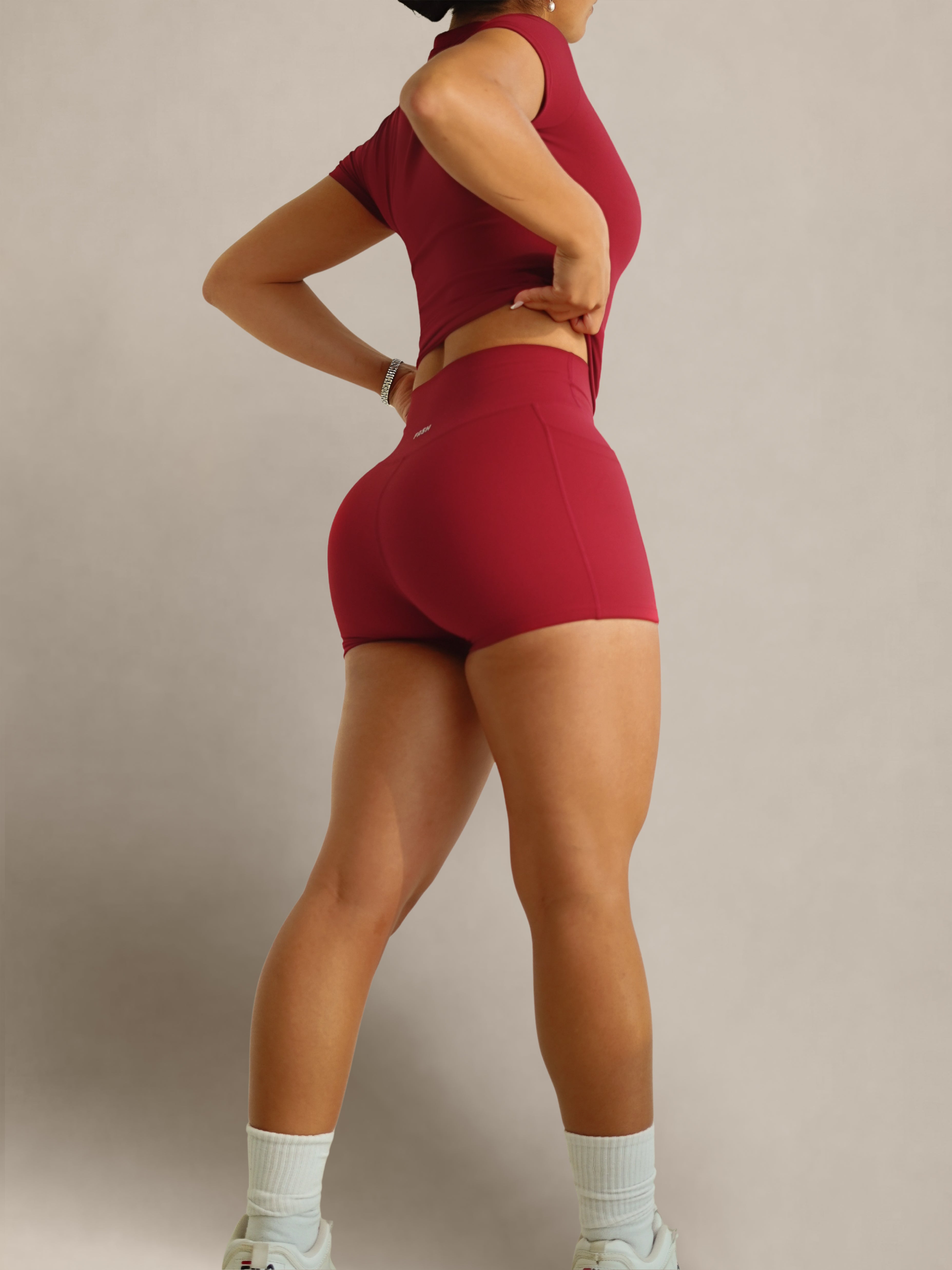 PureForm Pocket Shorts (Red Ting)