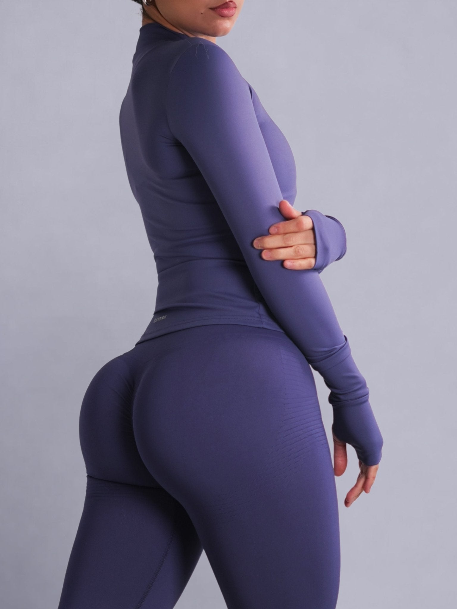 Ballerina Compression Jacket (Twilight Blue) - Fitness Fashioness