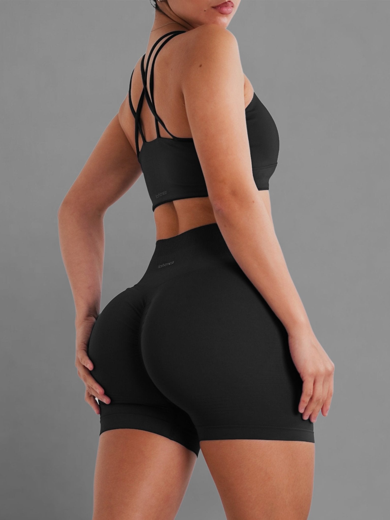 Ballerina Sports Bra (Black) - Fitness Fashioness