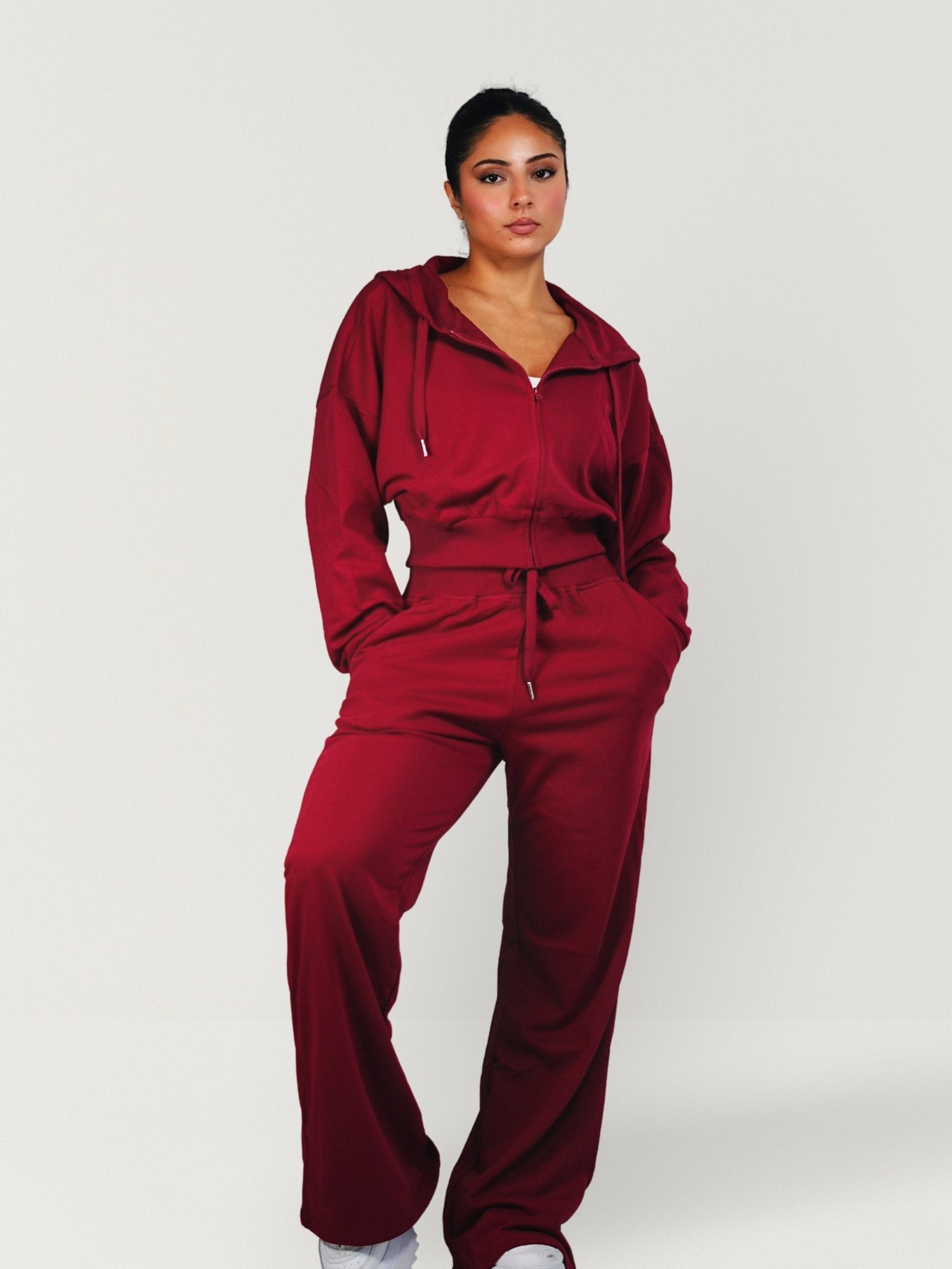 Cozy Joggers (Autumn Cherry) - Fitness Fashioness
