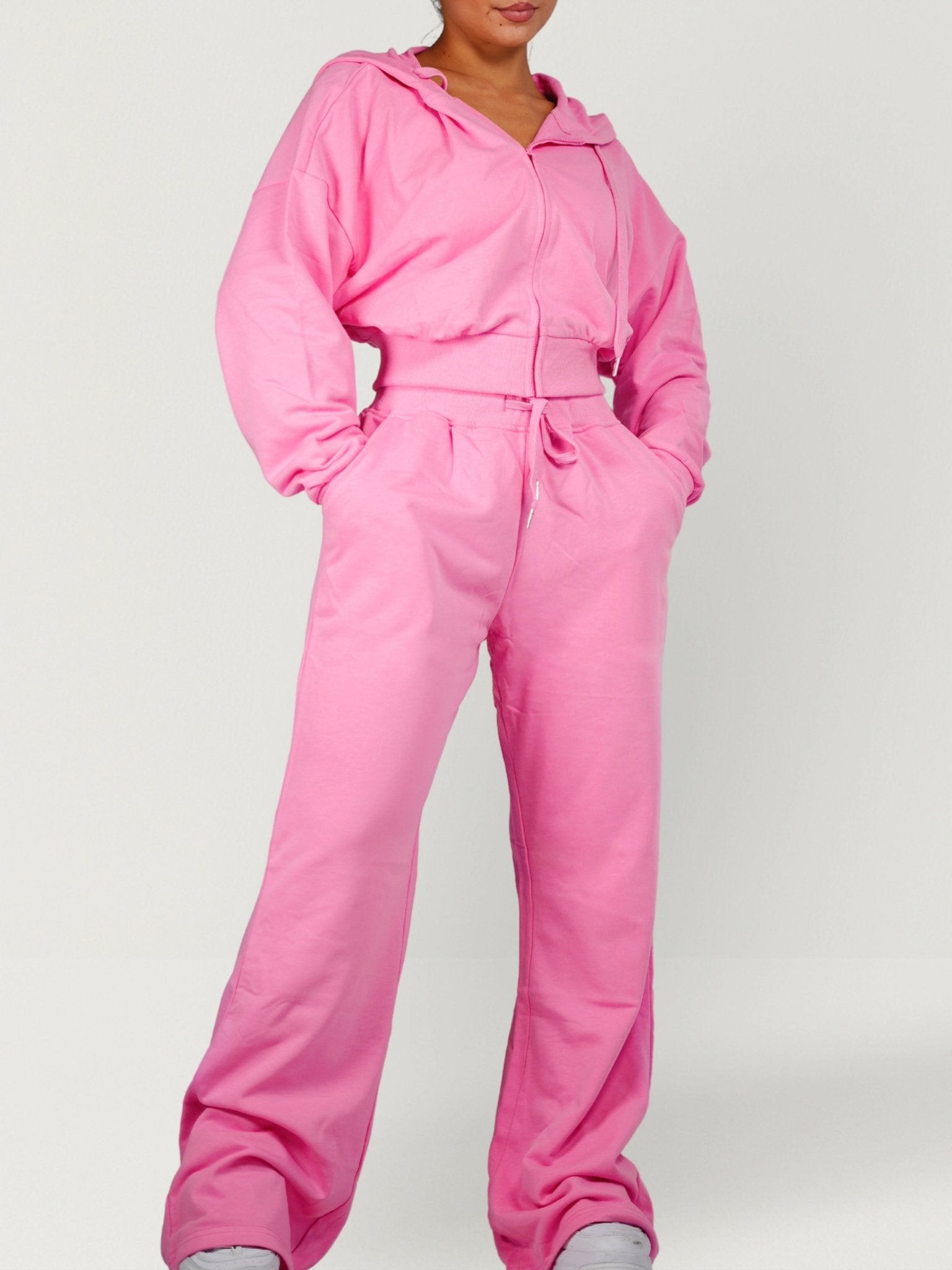 Cozy Joggers (Pink Sorbet) - Fitness Fashioness