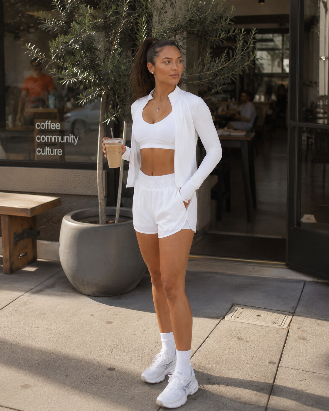 Ballerina Compression Jacket (White)