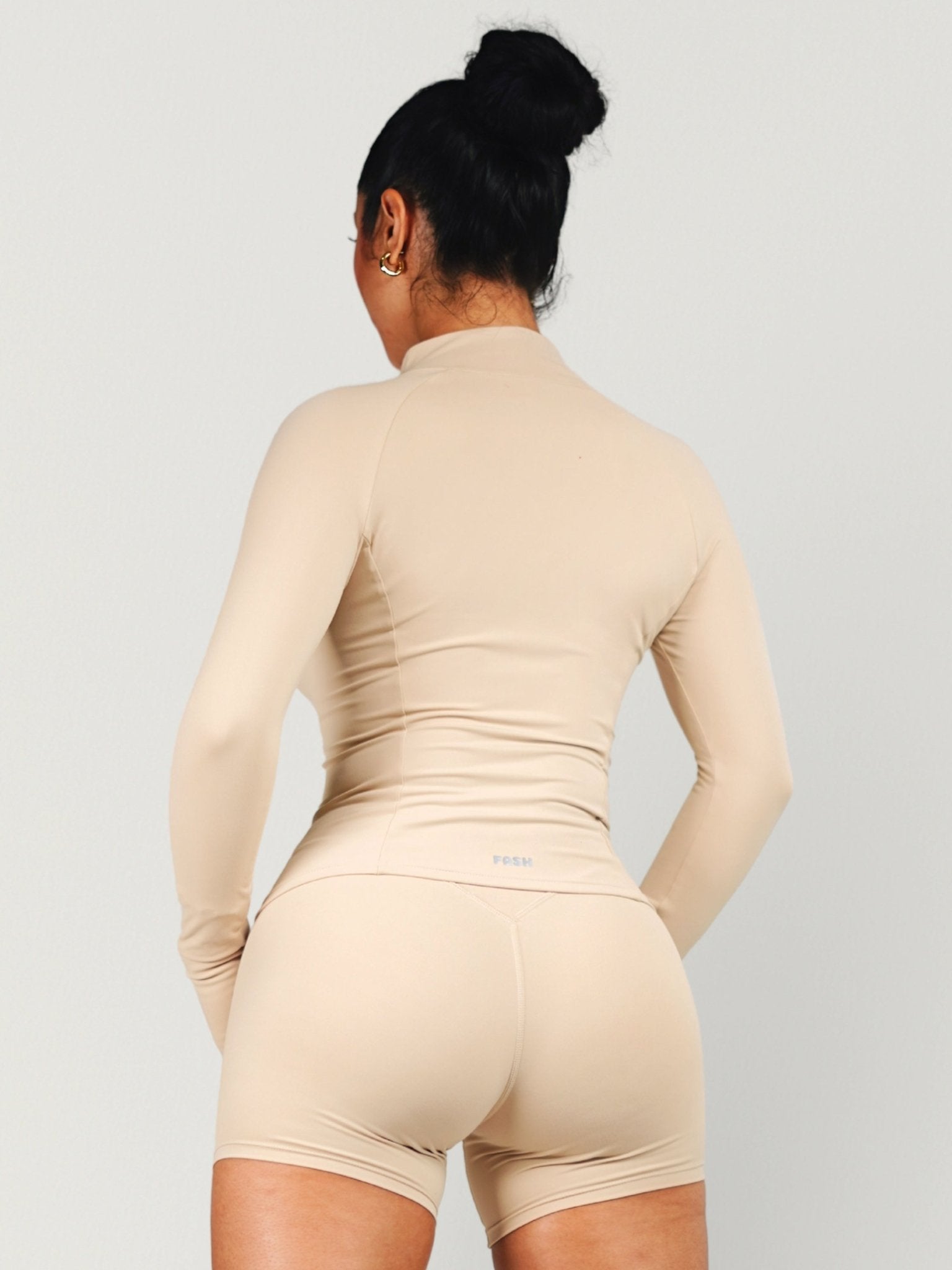 Dollhouse BBL Jacket (Latte) - Fitness Fashioness