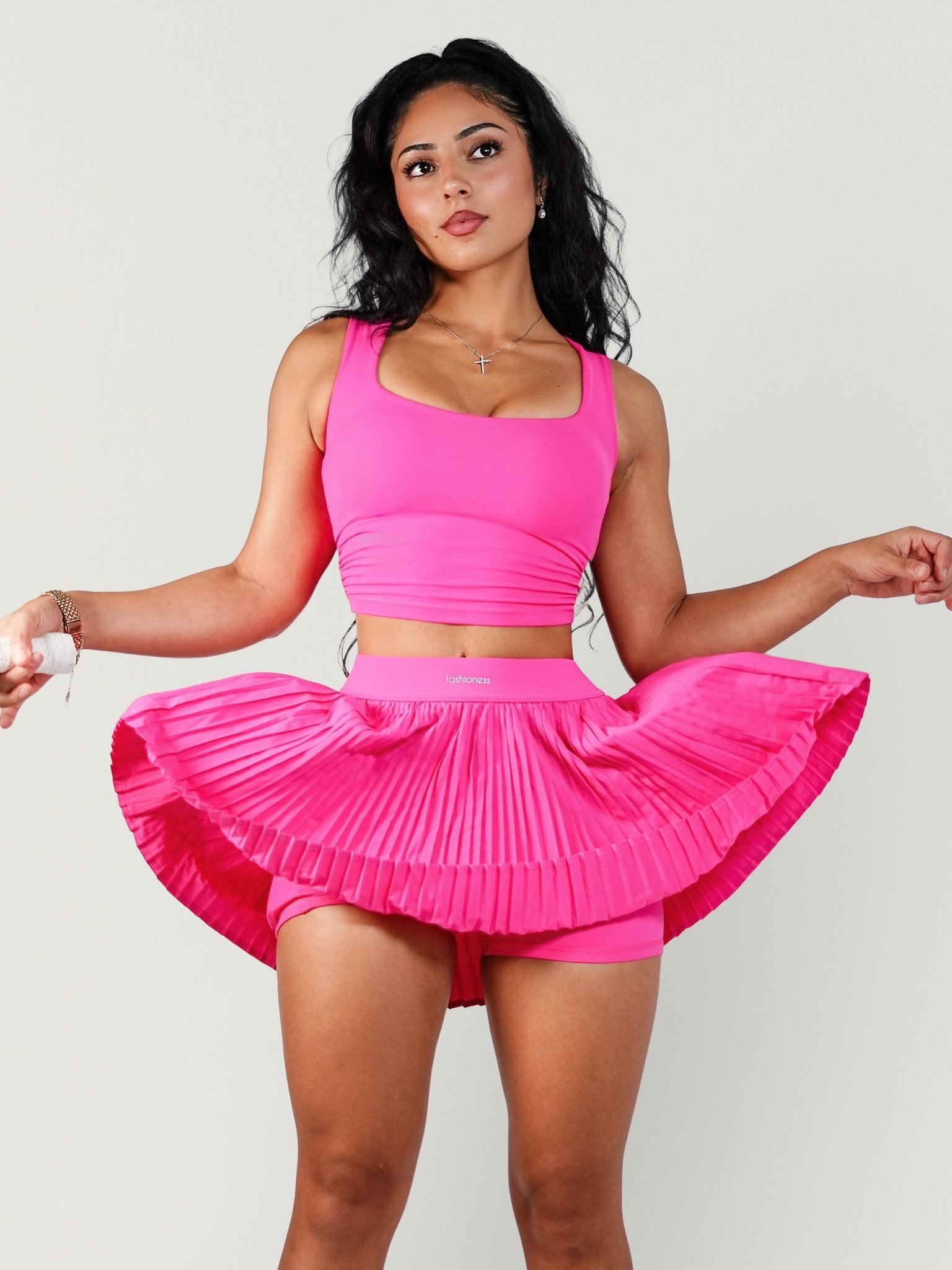 Malibu Sports Top (Hot Pink) - Fitness Fashioness