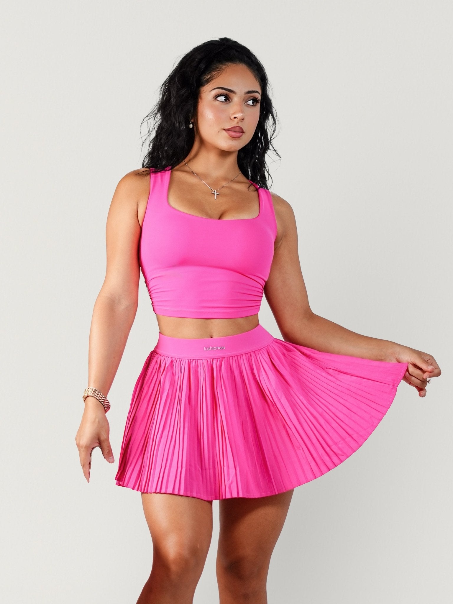 Malibu Sports Top (Hot Pink) - Fitness Fashioness