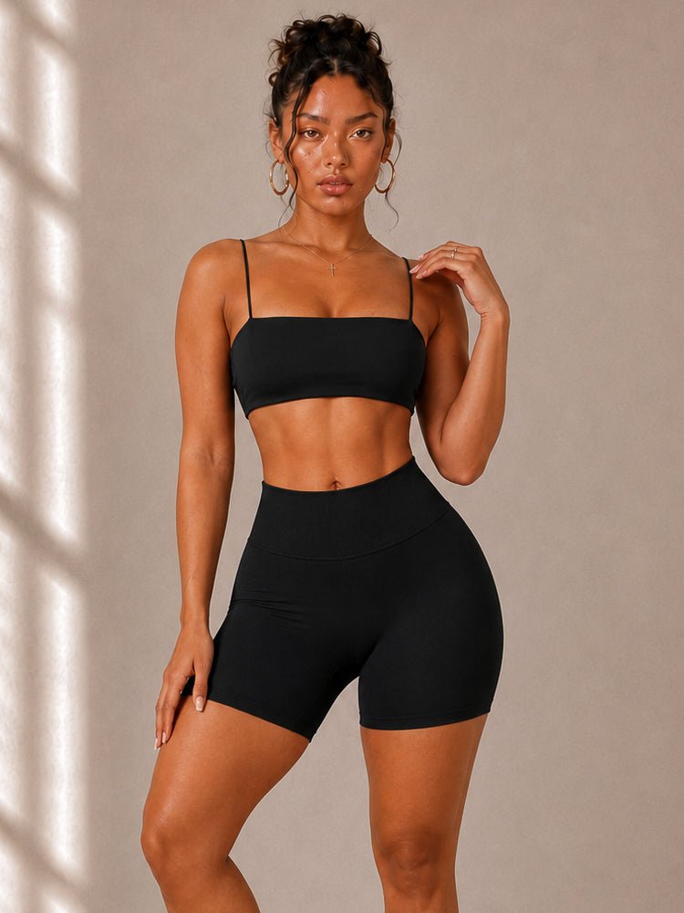 Motion Sculpt Sports Bra (Black) - Fitness Fashioness