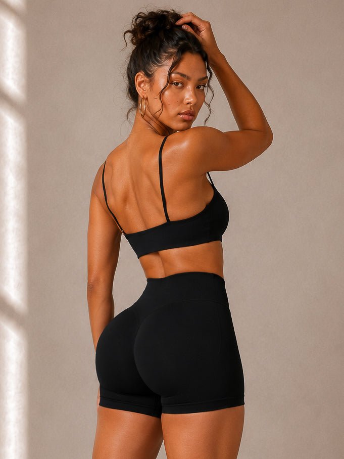 Motion Sculpt Sports Bra (Black) - Fitness Fashioness