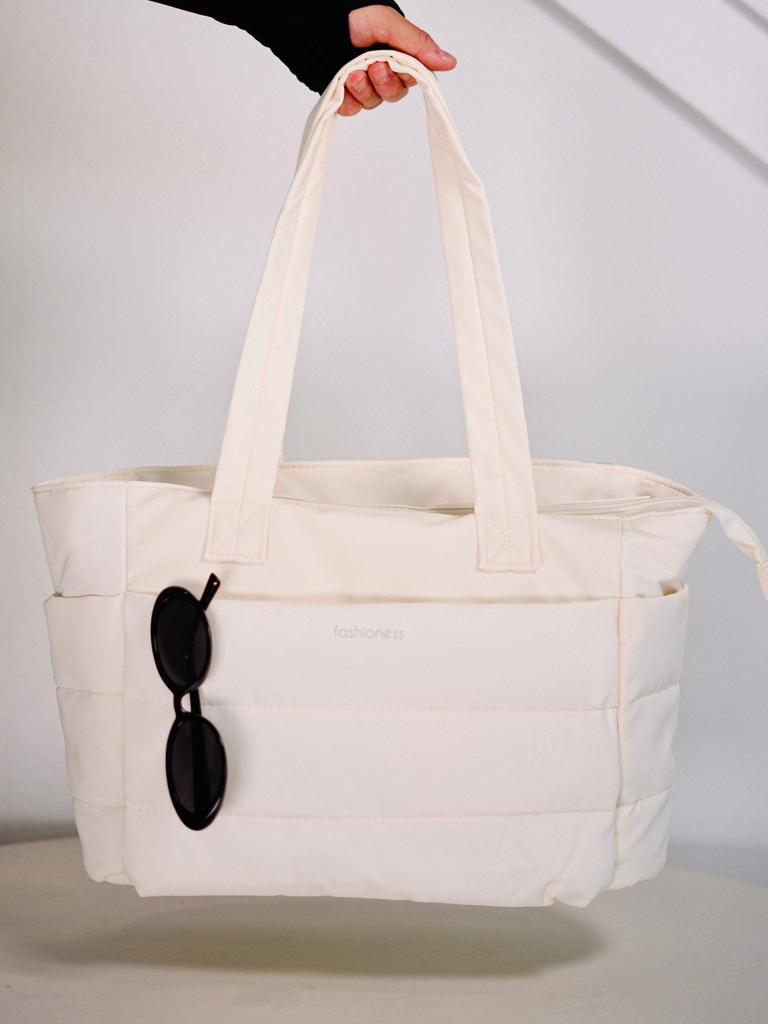 Puffer Sports Tote Bag (Mauve Bliss) - Fitness Fashioness