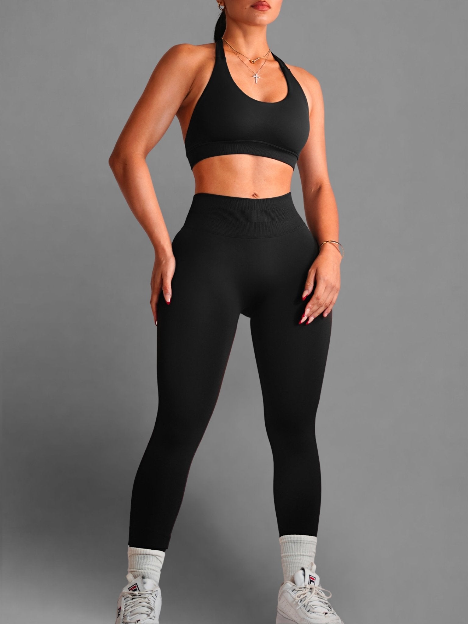 Sculpt Society Leggings (Black) - Fitness Fashioness