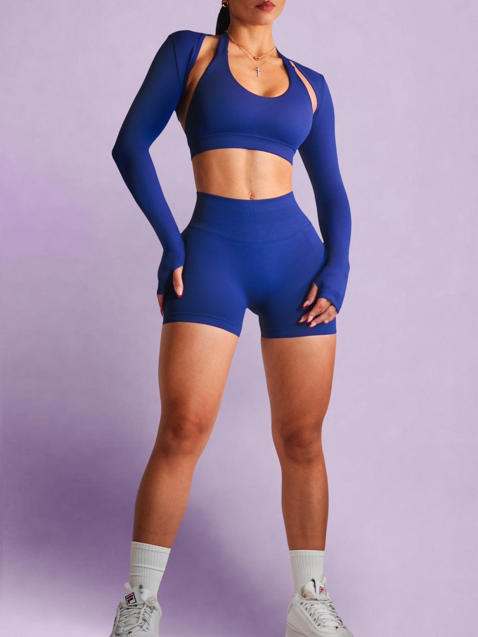 Sculpt Society Shorts (Midnight Blue) - Fitness Fashioness