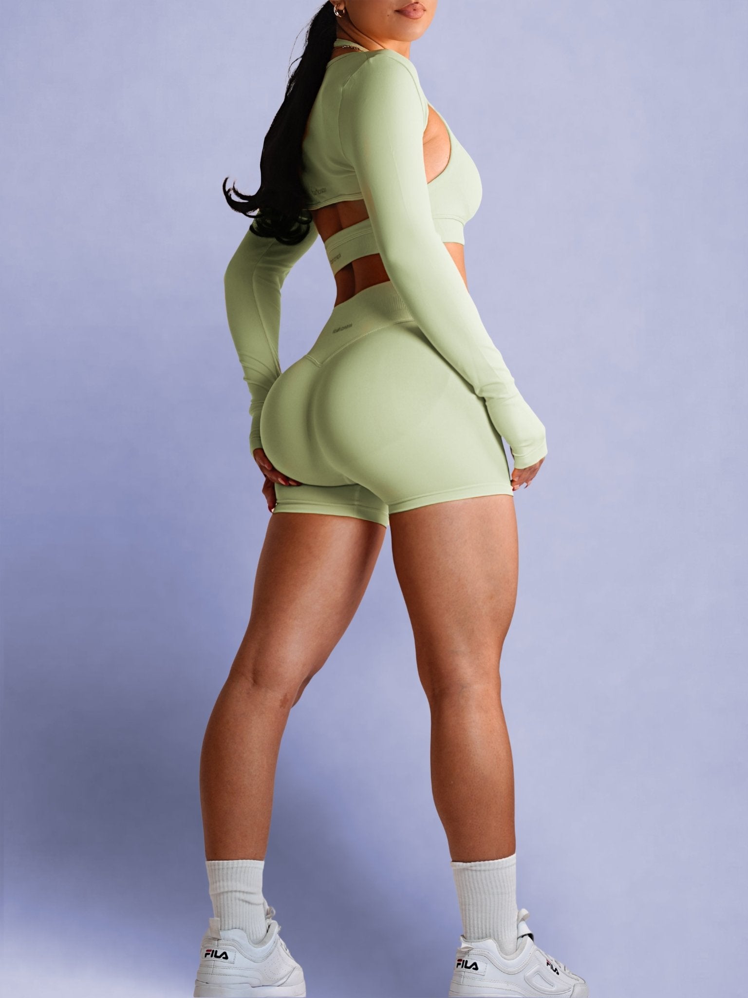 Sculpt Society Shorts (Mint Pop) - Fitness Fashioness