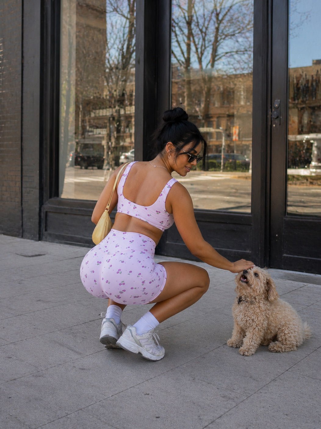 Shortcake Cherries Shorts (Pink) - Fitness Fashioness