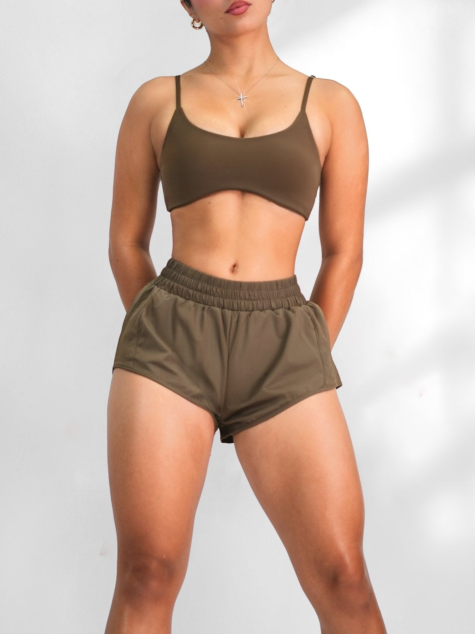 Velocity Sports Bra (Espresso) - Fitness Fashioness