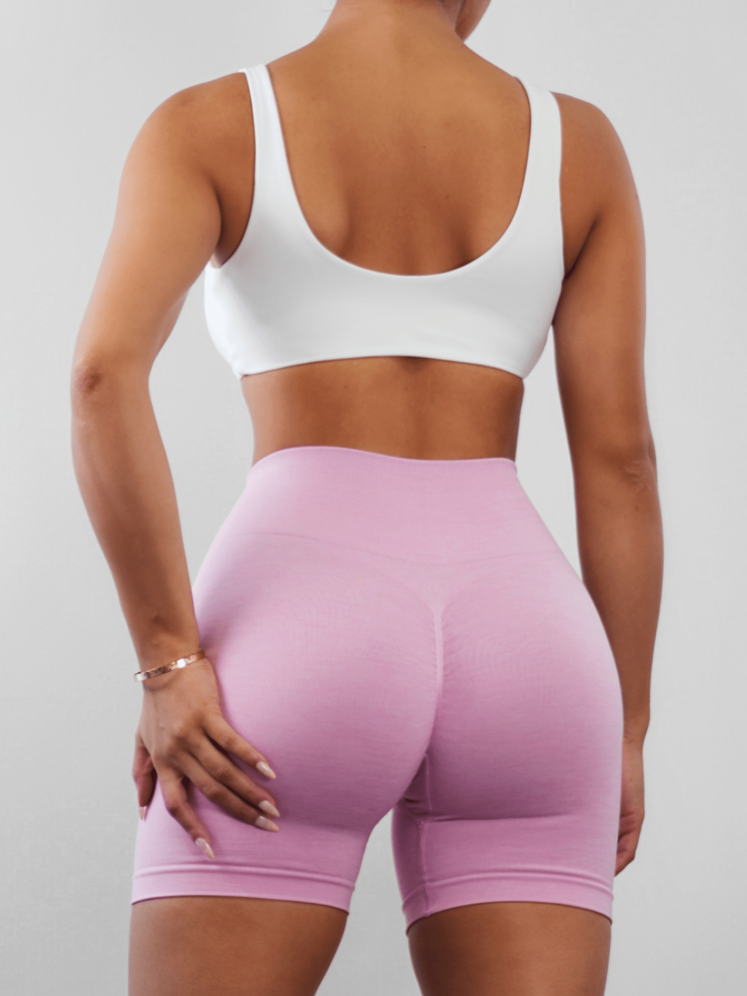 Boho Sports Bra (White) - Fitness Fashioness