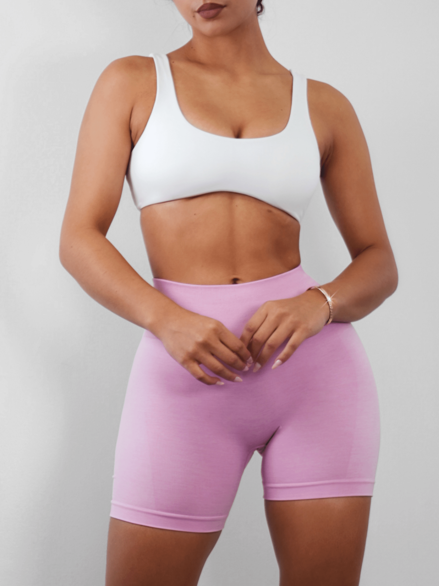 Boho Sports Bra (White) - Fitness Fashioness